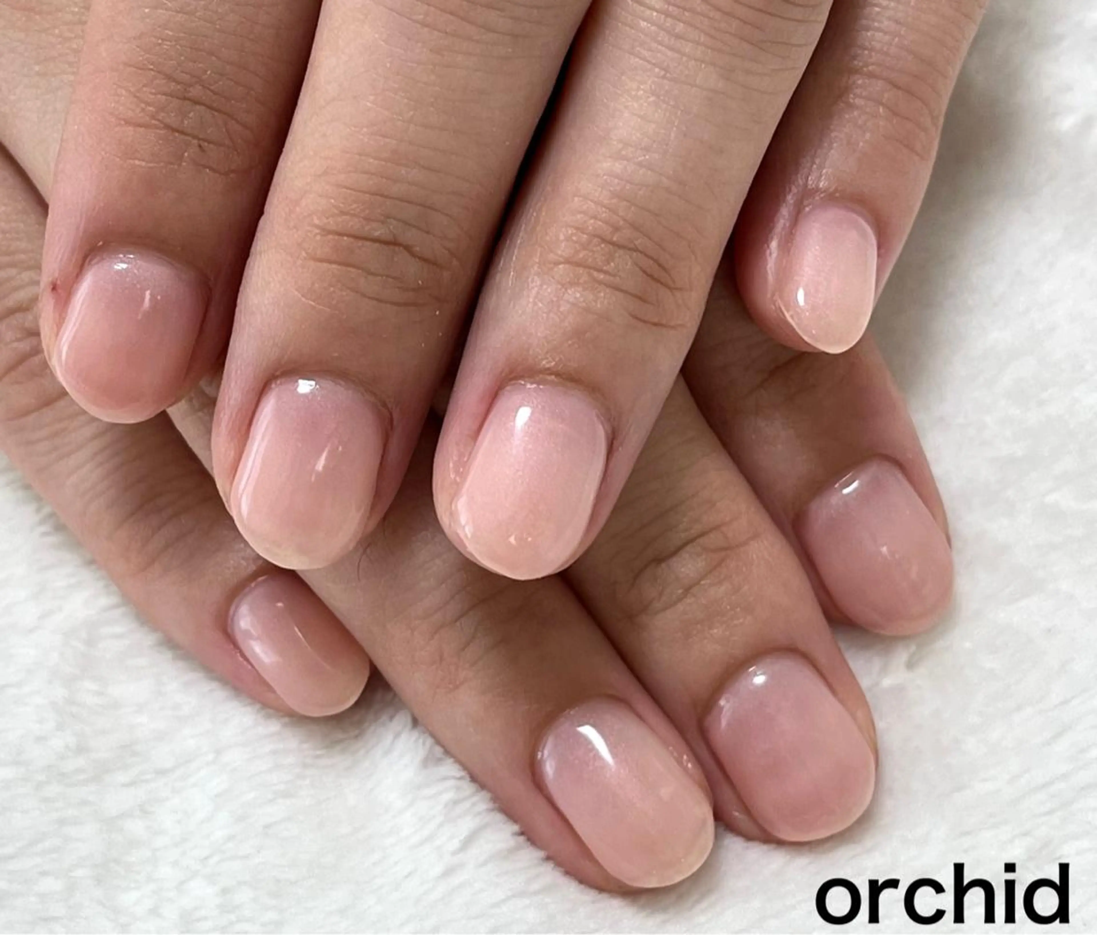ネイル ピンク ハンドネイル フットネイル orchid ♡オーキッドのネイルデザイン