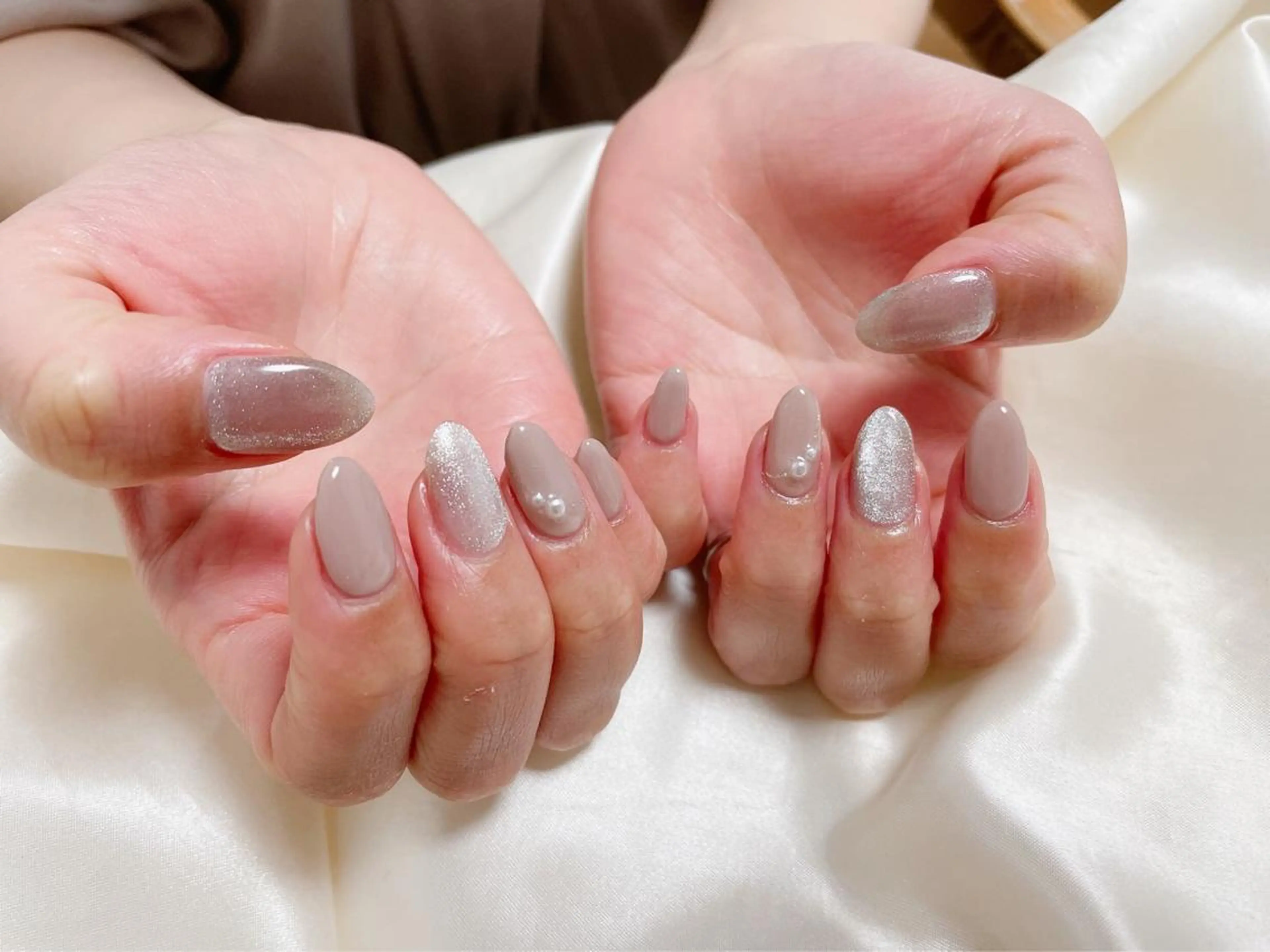 ネイル シンプルネイル ハンドネイル kiki nail 二子玉川のネイルデザイン