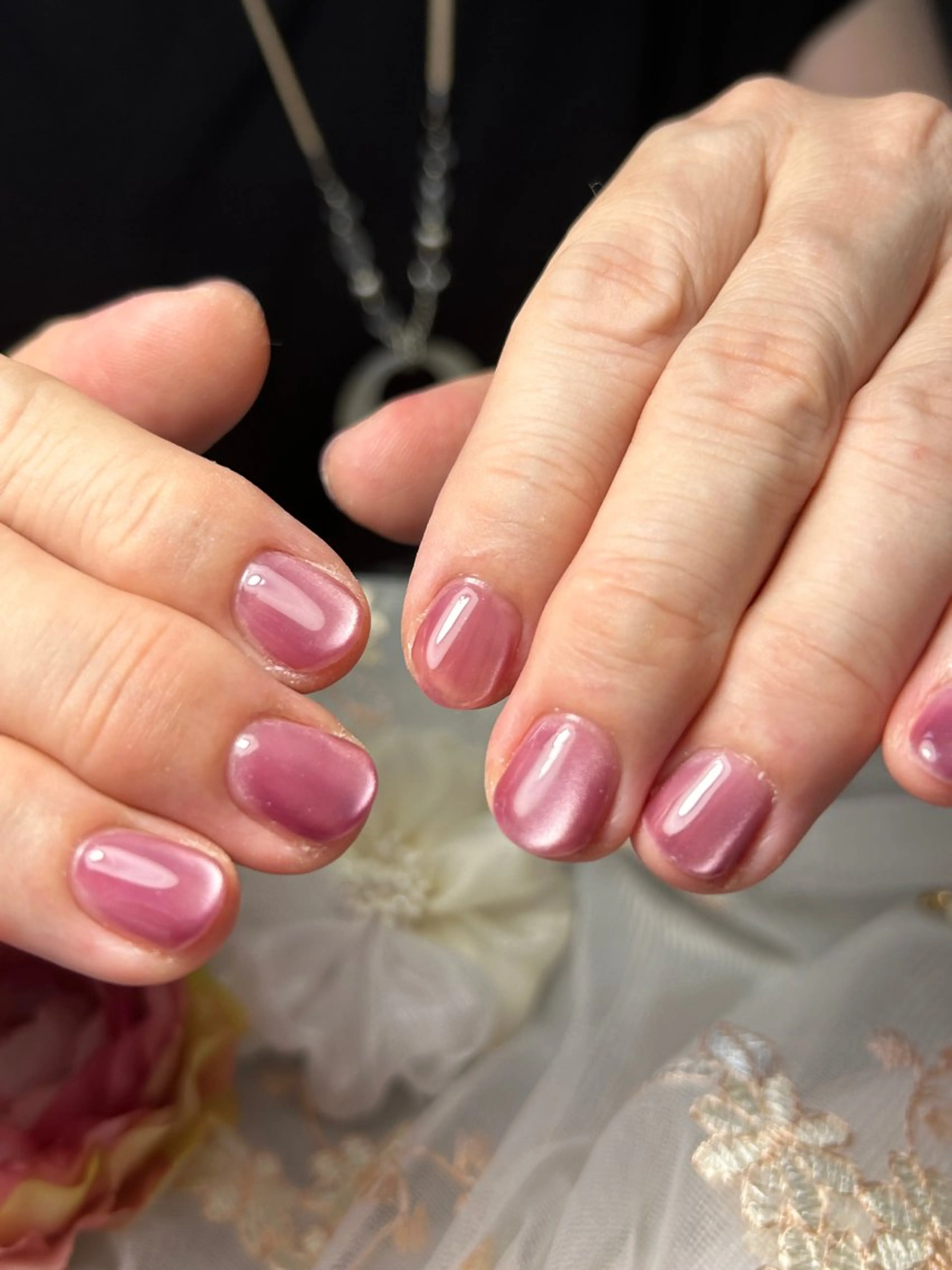 ネイル ジェルネイル マグネットネイル マグネットワンカラー ワンカラーネイル nail myuu【ネイルミュー】所属・nail myuu 【ネイルミュー】のネイルデザイン