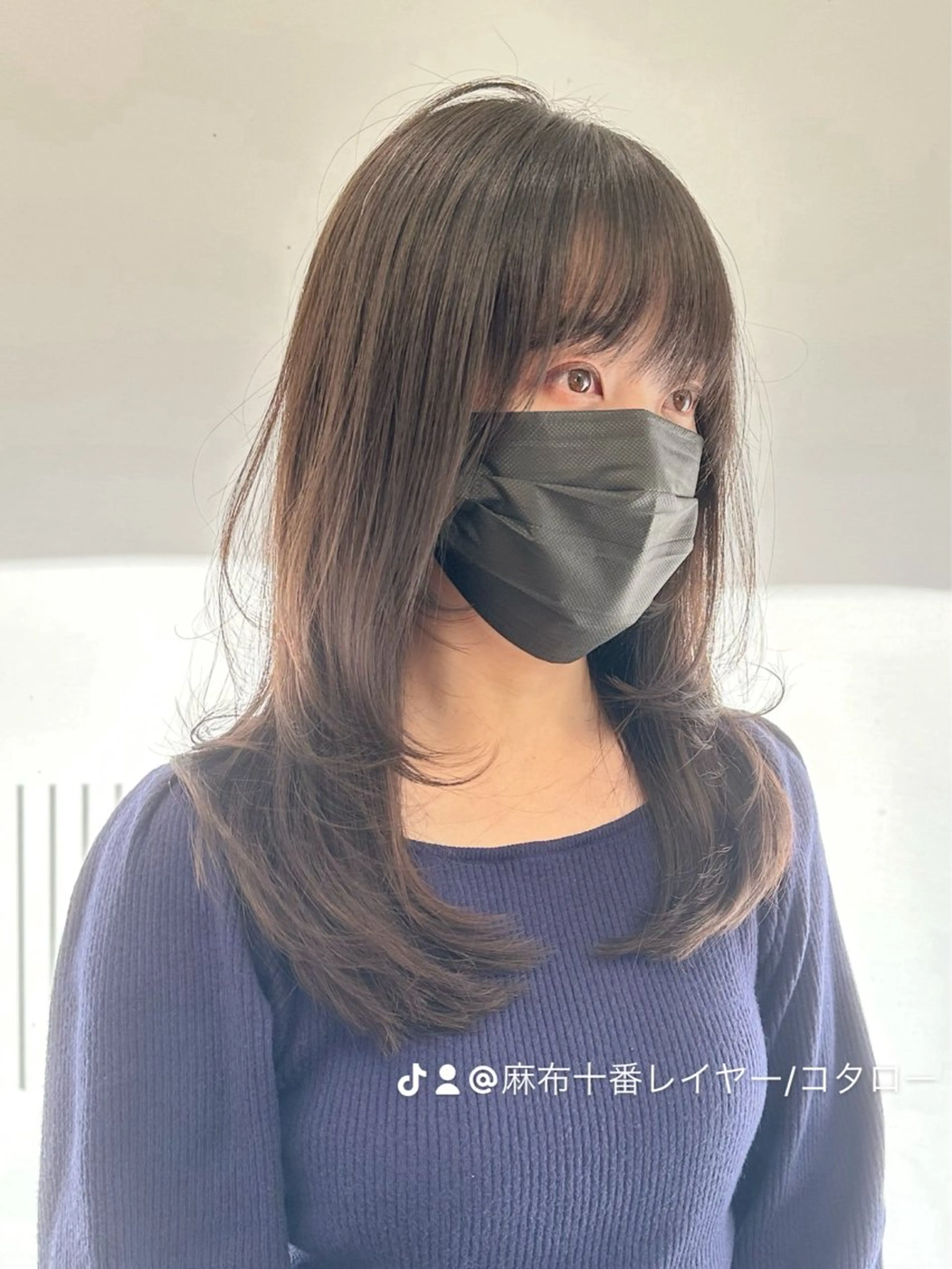 ロング 顔周りカット SORA麻布十番店所属・武藤 虎太朗のヘアスタイル