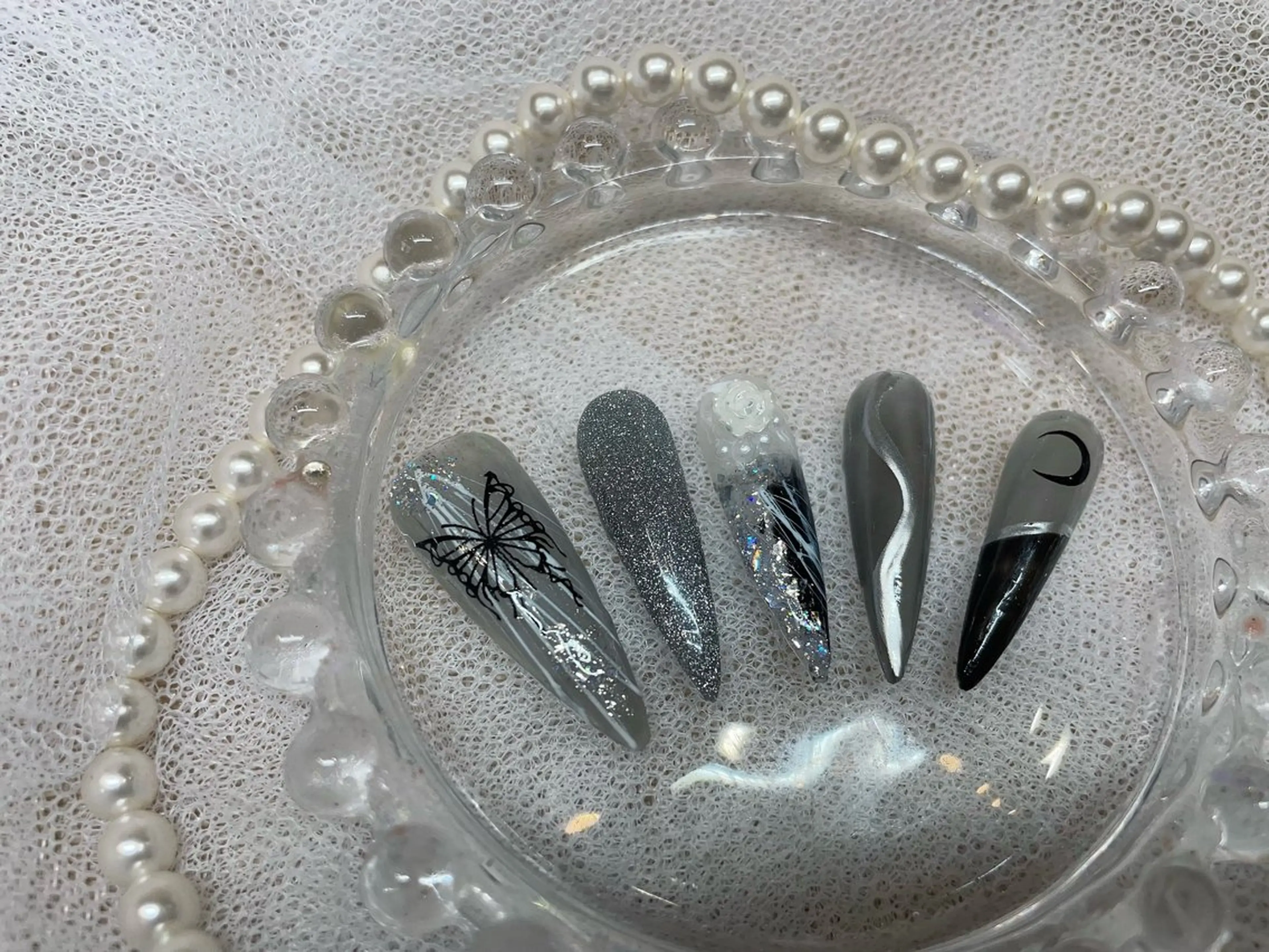 ロング ハンドネイル Niko nailサロンのネイルデザイン