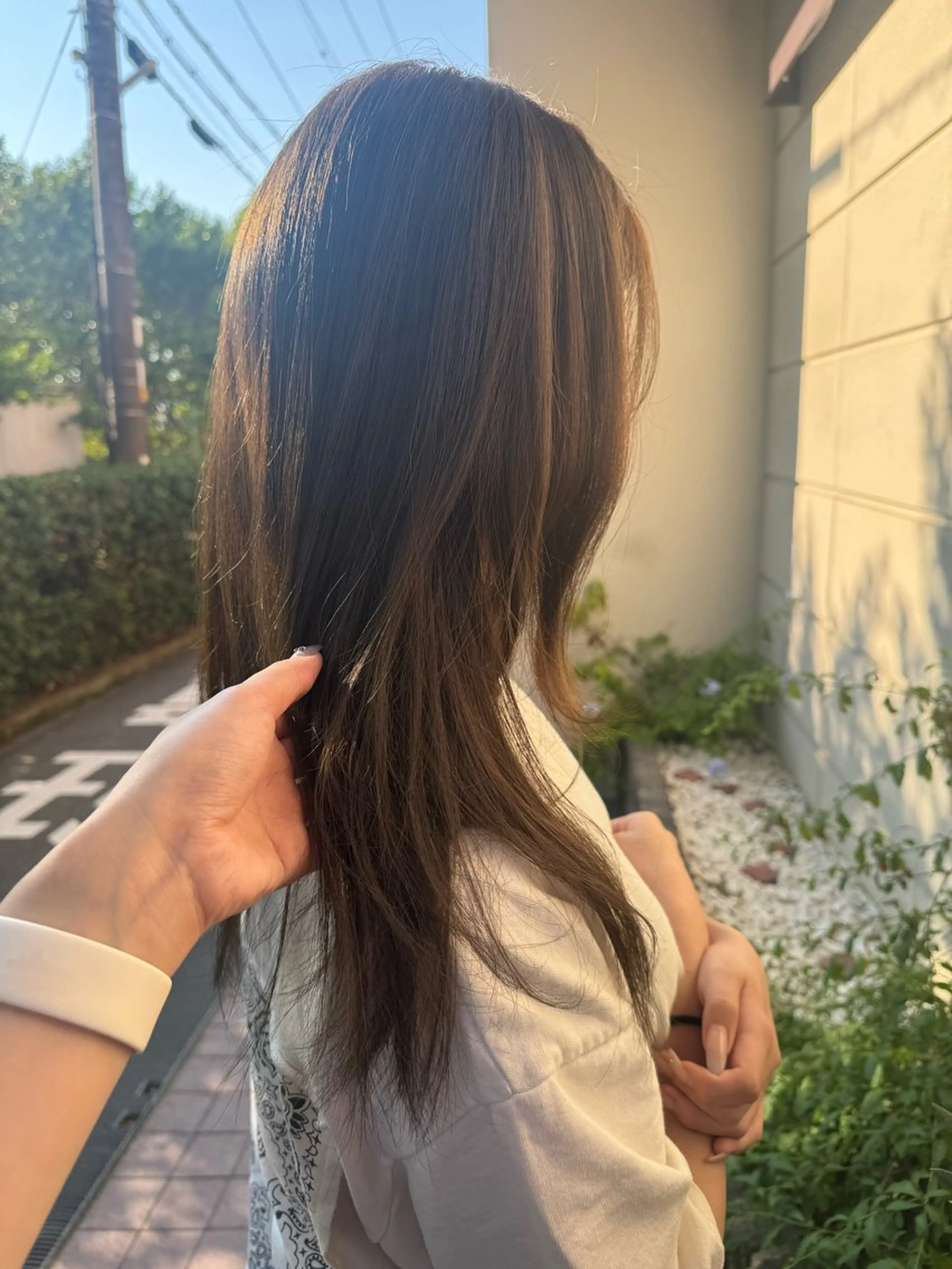 ロング 【YOKE】　西田 乃那のヘアスタイル