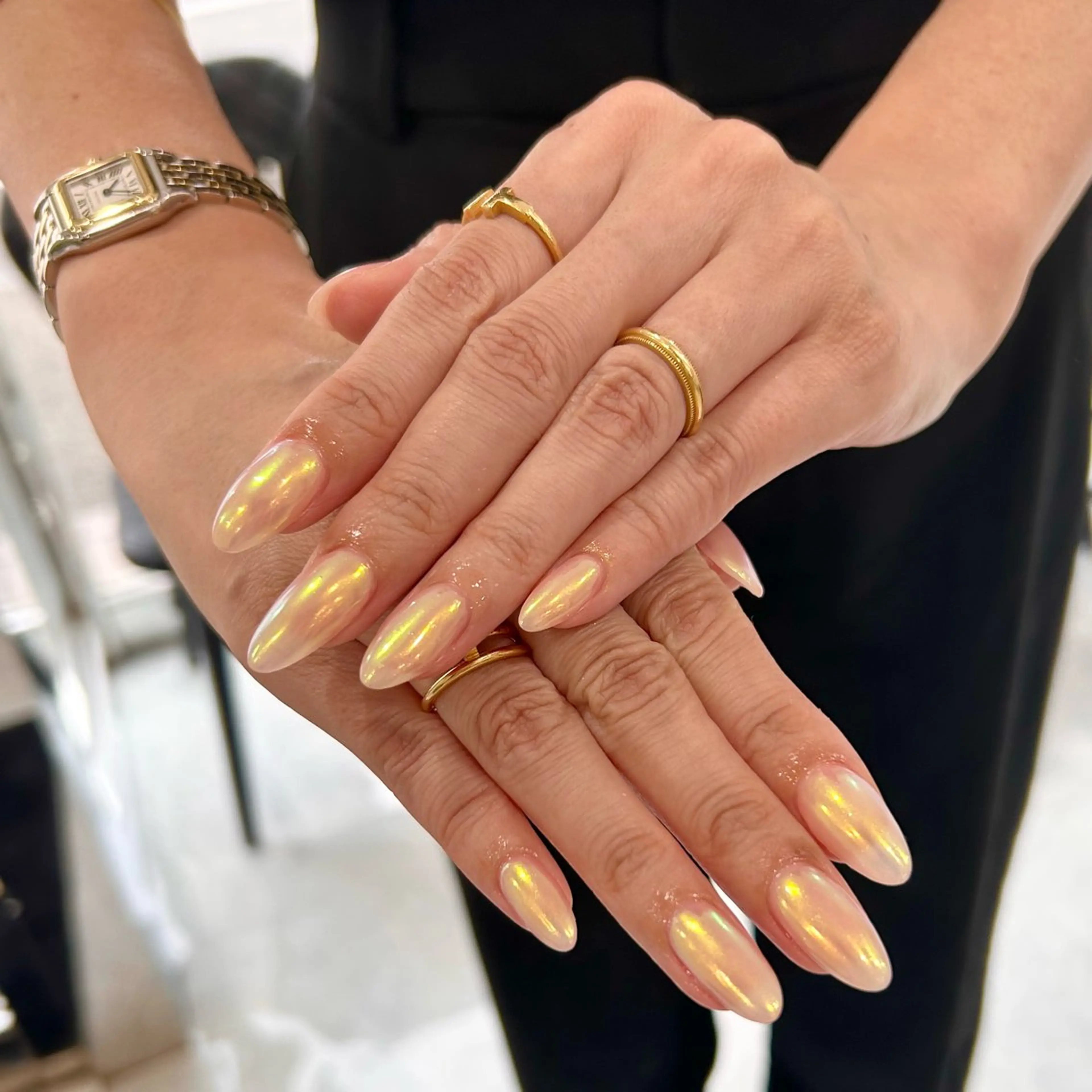 ネイル オーロラネイル ハンドネイル RYO ／Amourのネイルデザイン