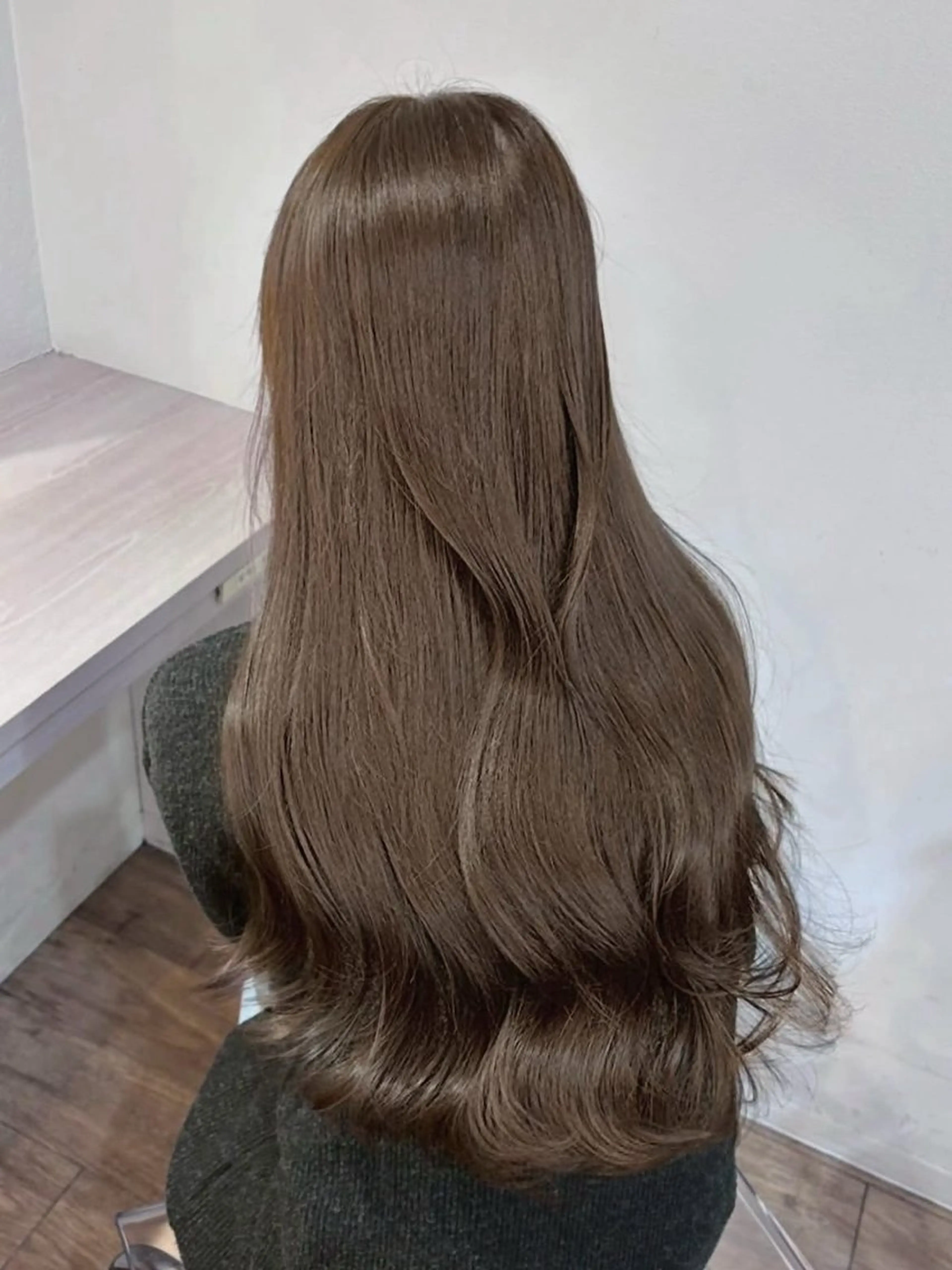 ロング カラー カット ヘアカラー トリートメント 透明感カラー特化/ ベージュ/梅田/英輝のヘアスタイル