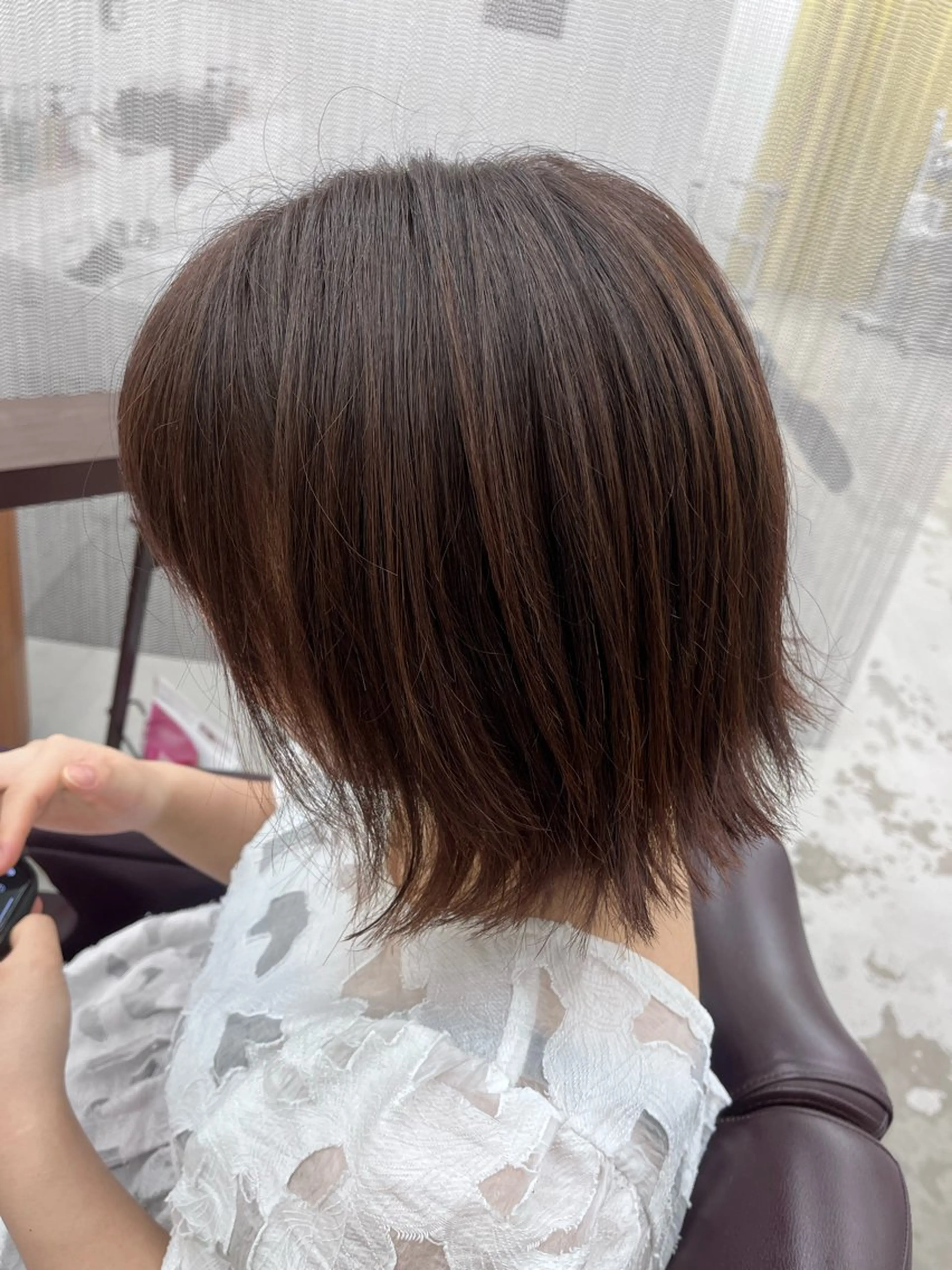 ミディアム トリートメント ヘアカラー グランクラブオブヘアー所属・Miyabi/ スパ/シェービングのヘアスタイル