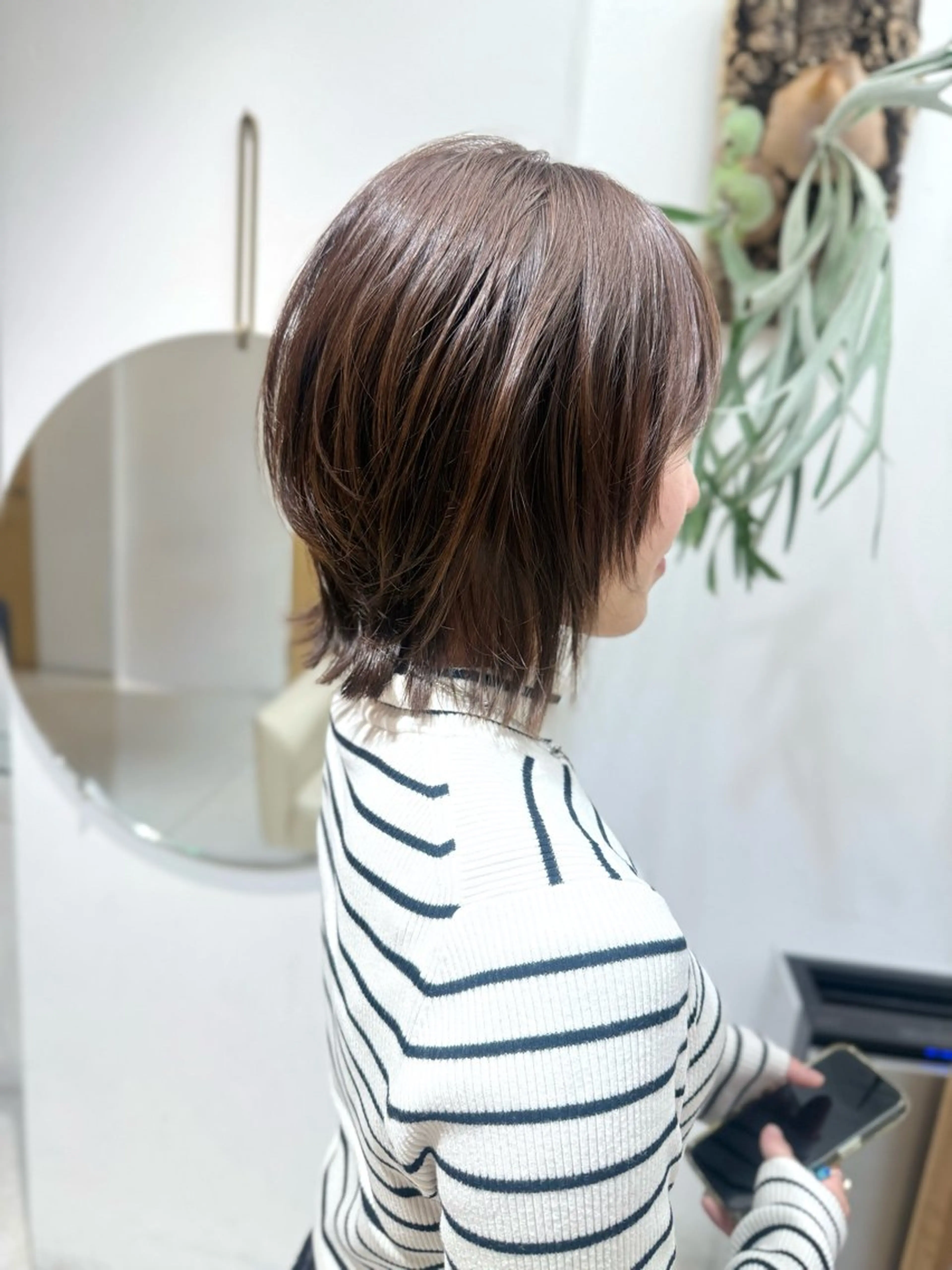 ショート カラー カット ヘアカラー トリートメント 安永 涼のヘアスタイル