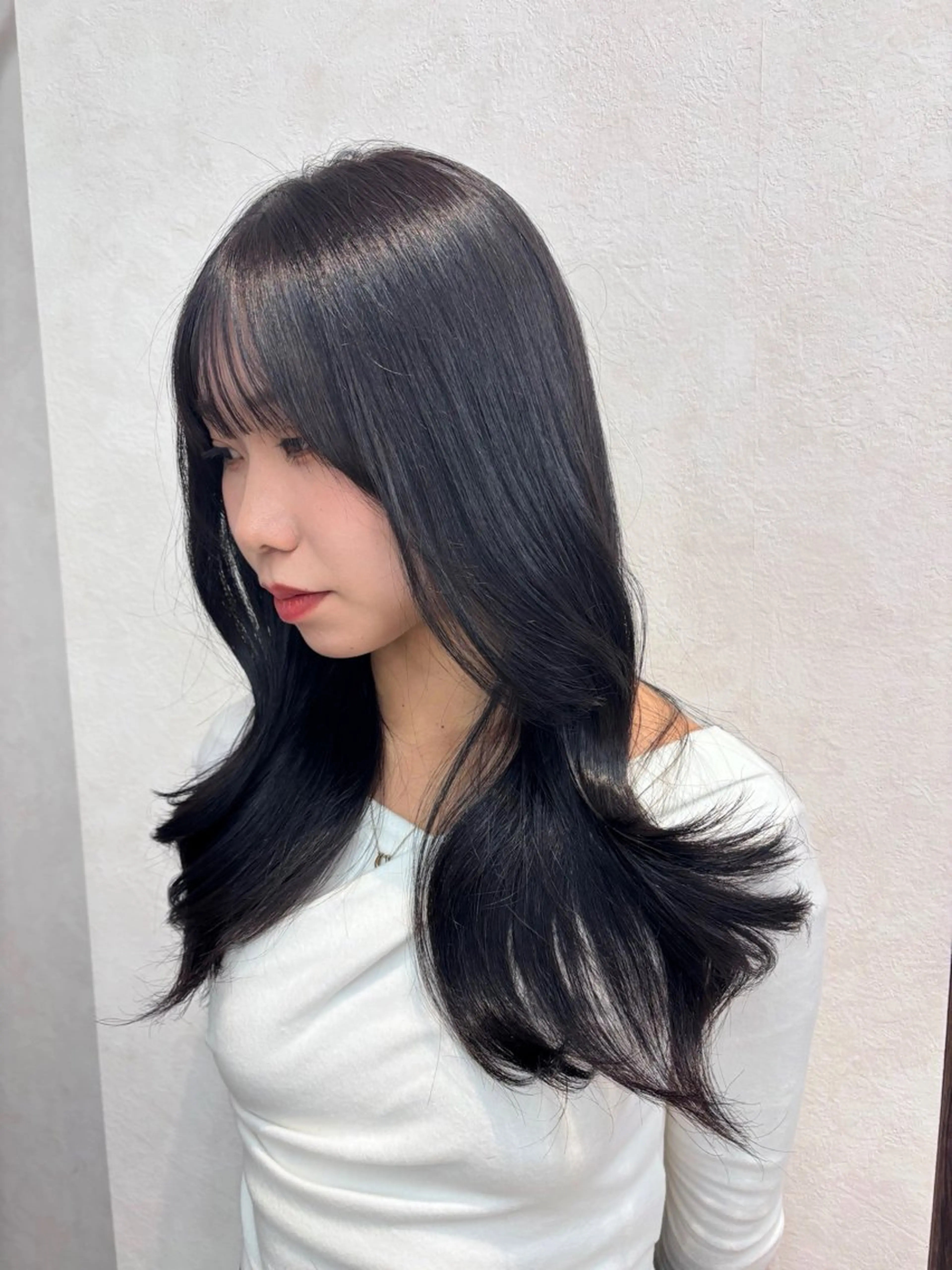 ロング ふんわり透け感カラー ☁🫧コッシーのヘアスタイル