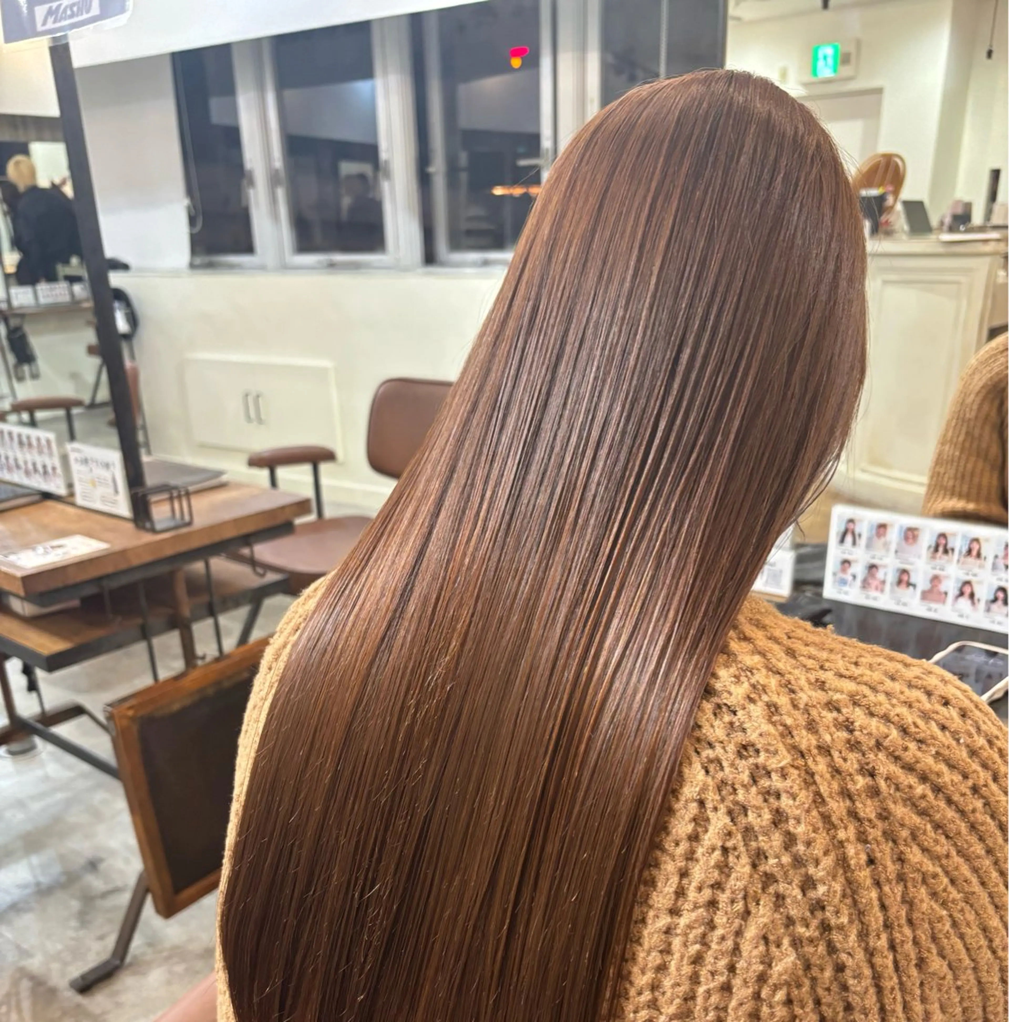 【今だけ限定お得🉐】酸性のストレートパーマ✨MASHU モイスト（モイスチャーストレート）✨　髪質改善より綺麗に、！？の写真