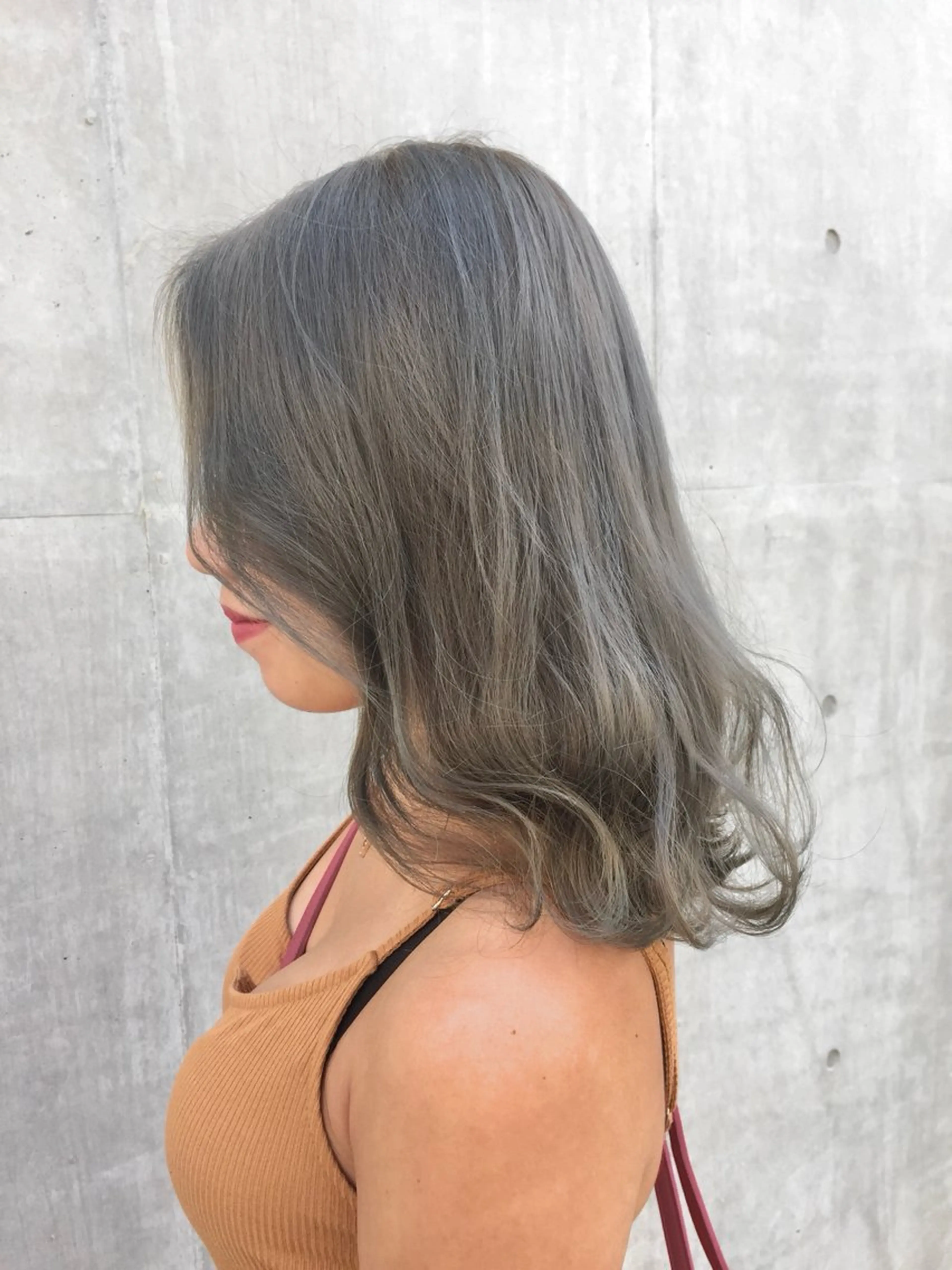 セミロング カラー ヘアカラー トリートメント ヘッドスパ ヘアセット 🌿海外Style・ KOHEIのヘアスタイル