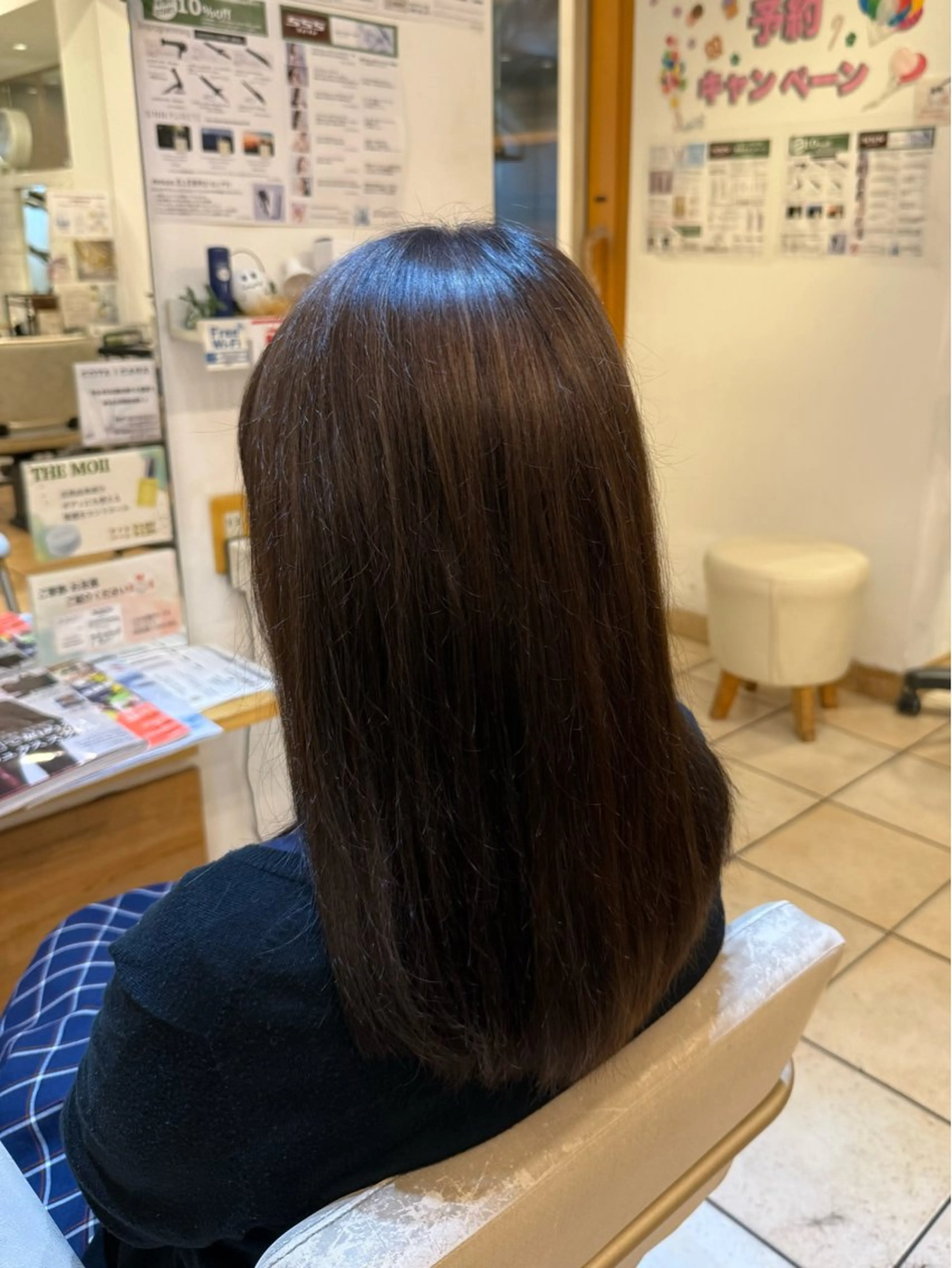 ロング 中野 亮のヘアスタイル