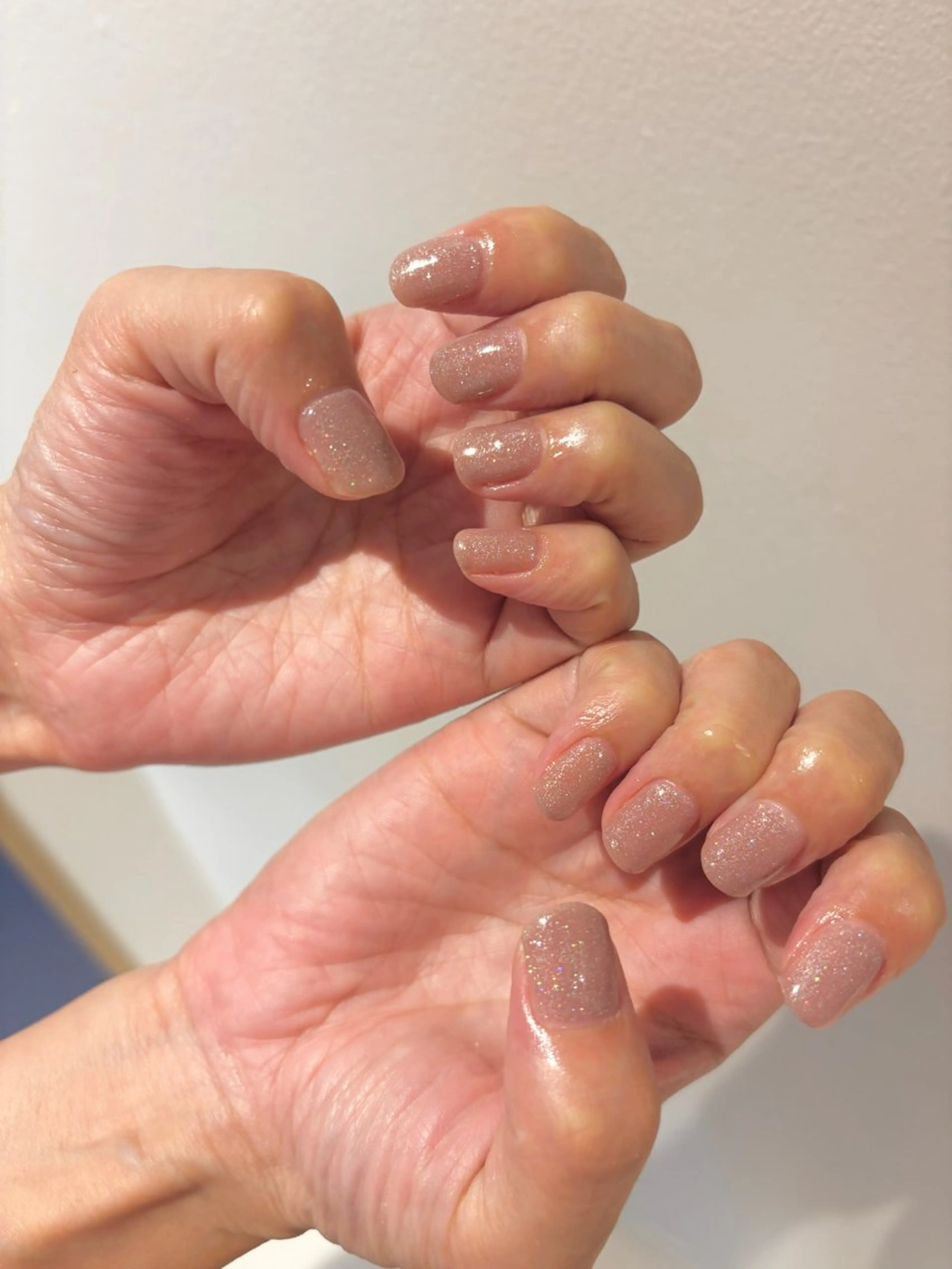 ネイル ラメ(グリッター) ピンク DEEokazaki ayakaのネイルデザイン