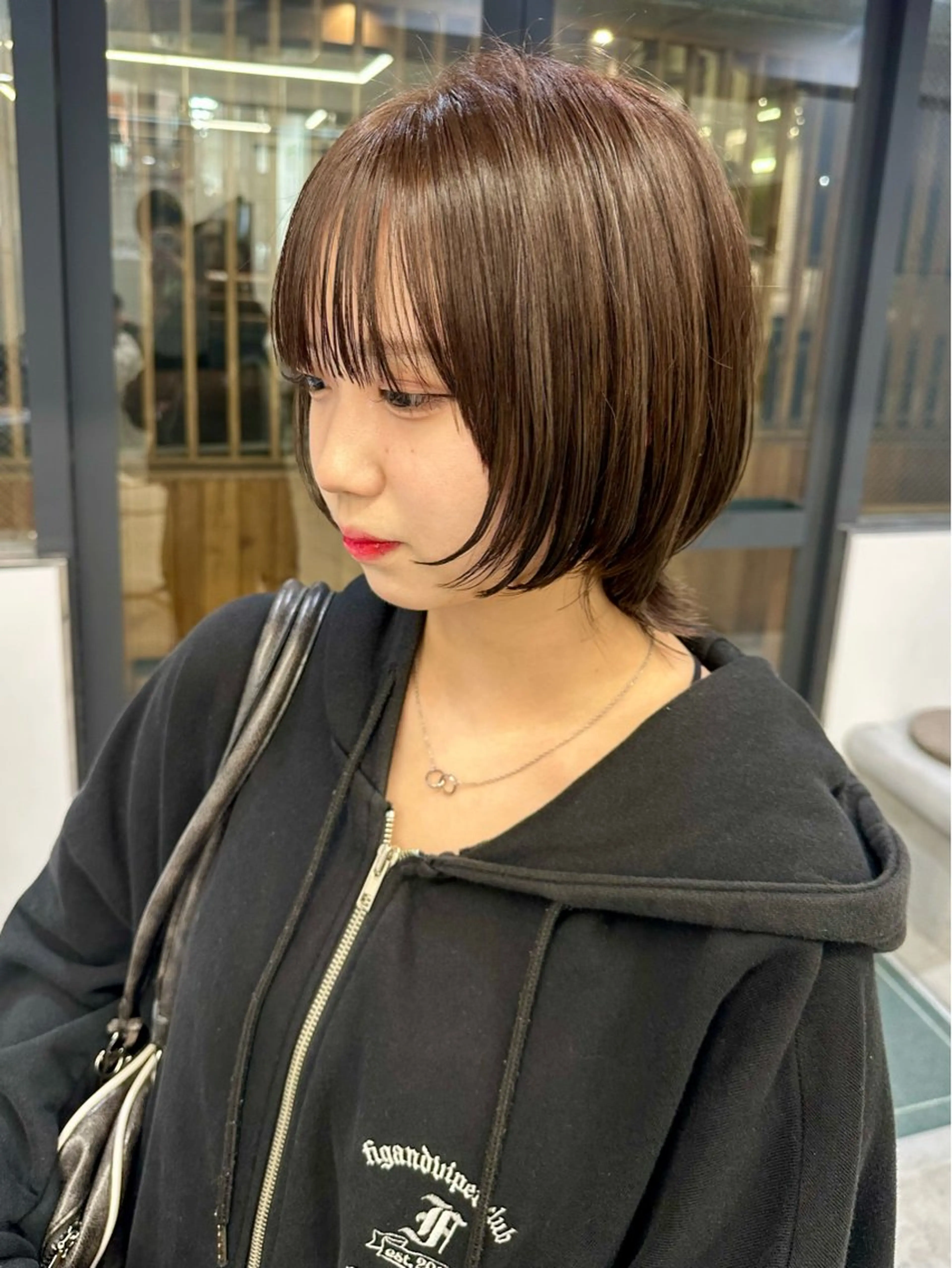 ショート カット ヘアカラー 骨格診断で絶対可愛い ✨丸みショート✨凌弥のヘアスタイル