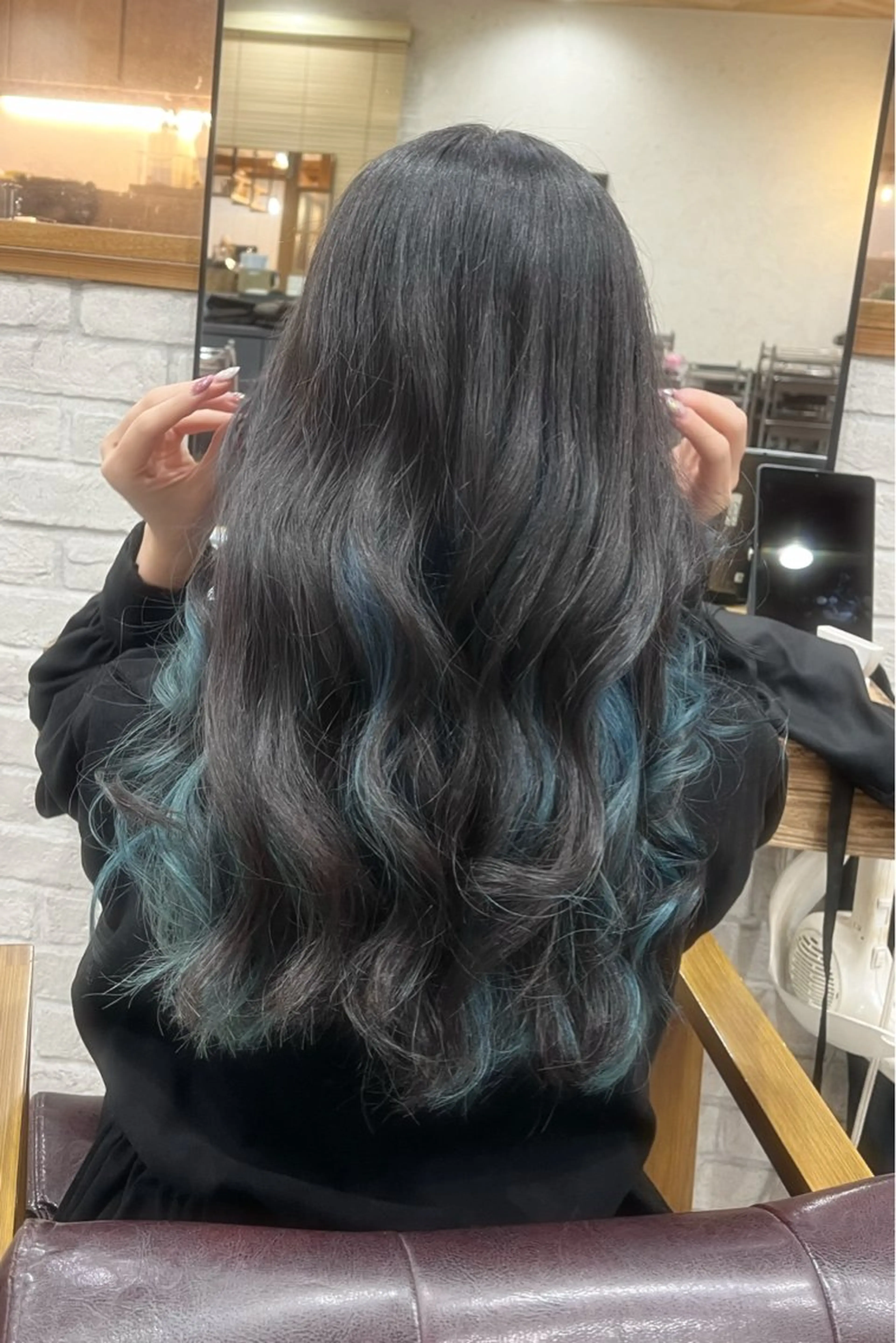 ロング カラー little×link所属・littlelink Rioのヘアスタイル