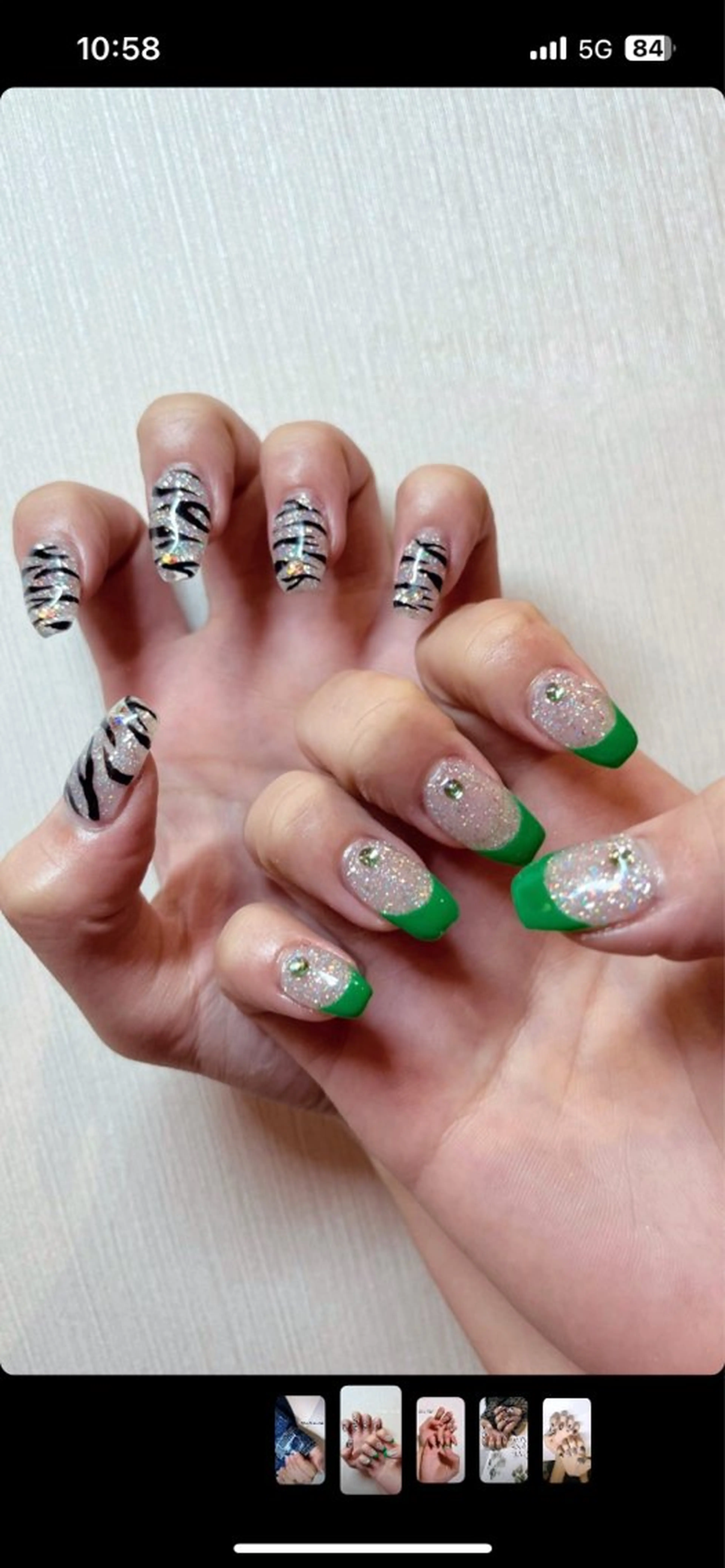 ネイル 四之宮 百花のネイルデザイン