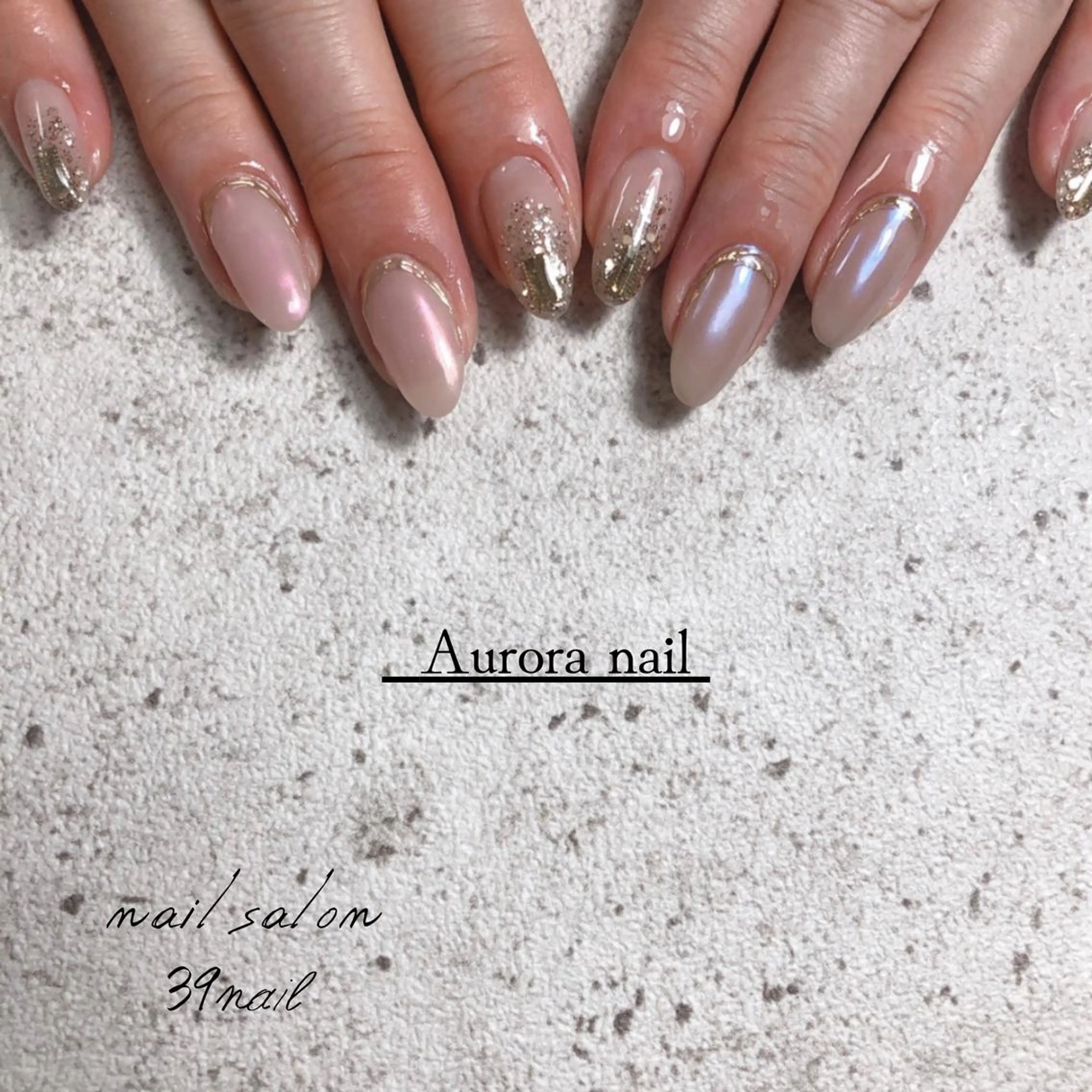 ミディアム ネイル ハンドネイル 京橋 【39nail】のネイルデザイン