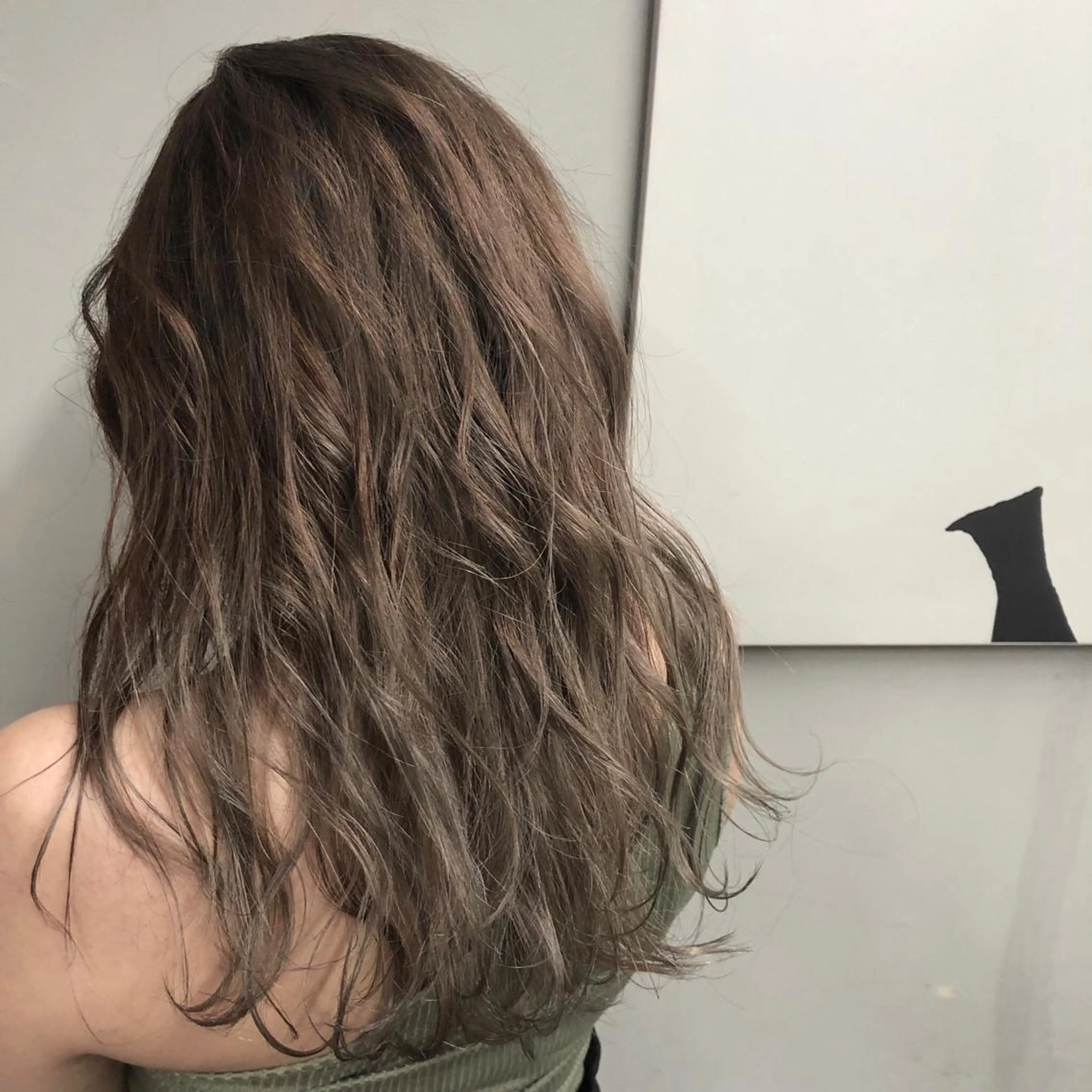 ロング カラー 山崎 義弘のヘアスタイル