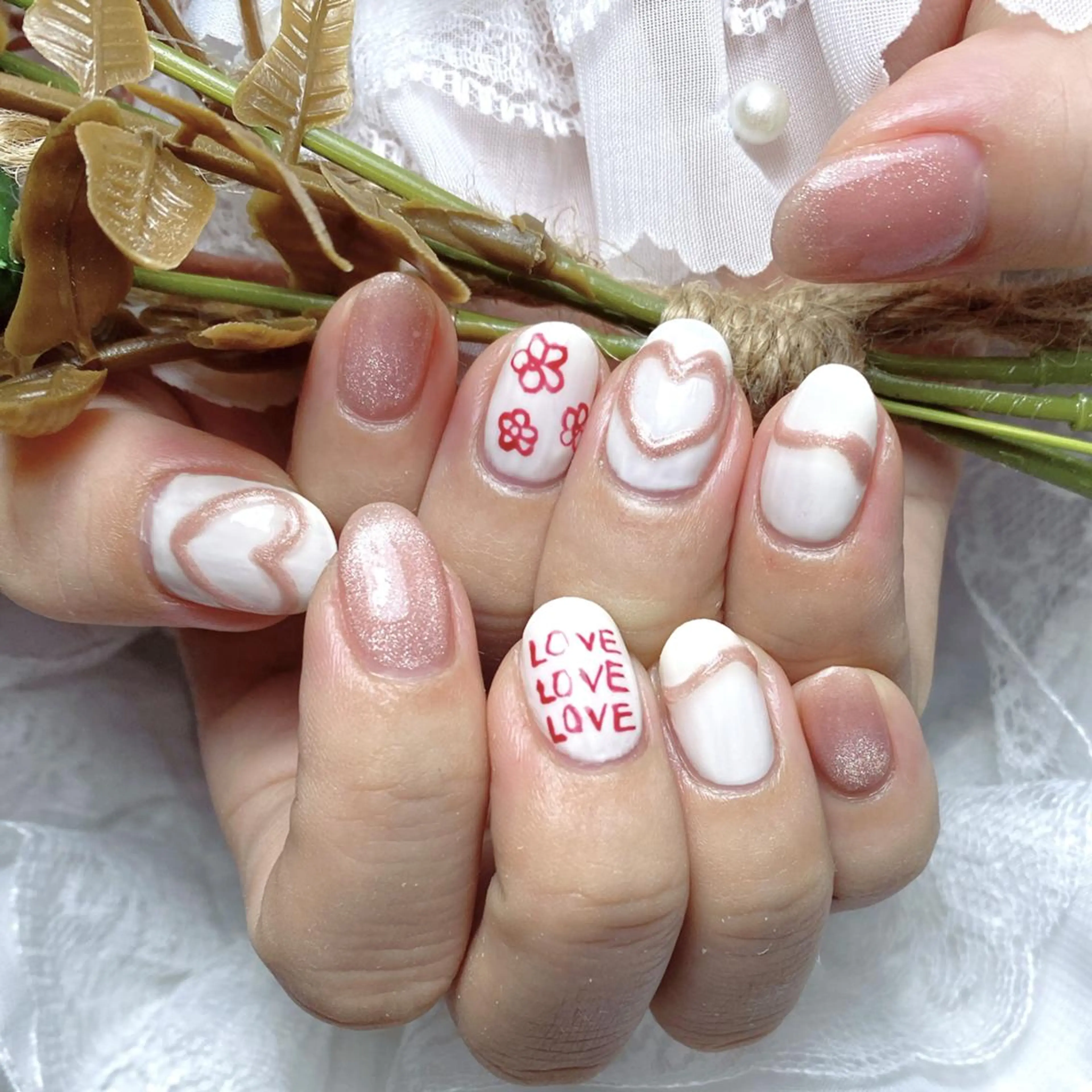 ネイル ハンドネイル ハンドケア ✨ Riooo_のネイルデザイン