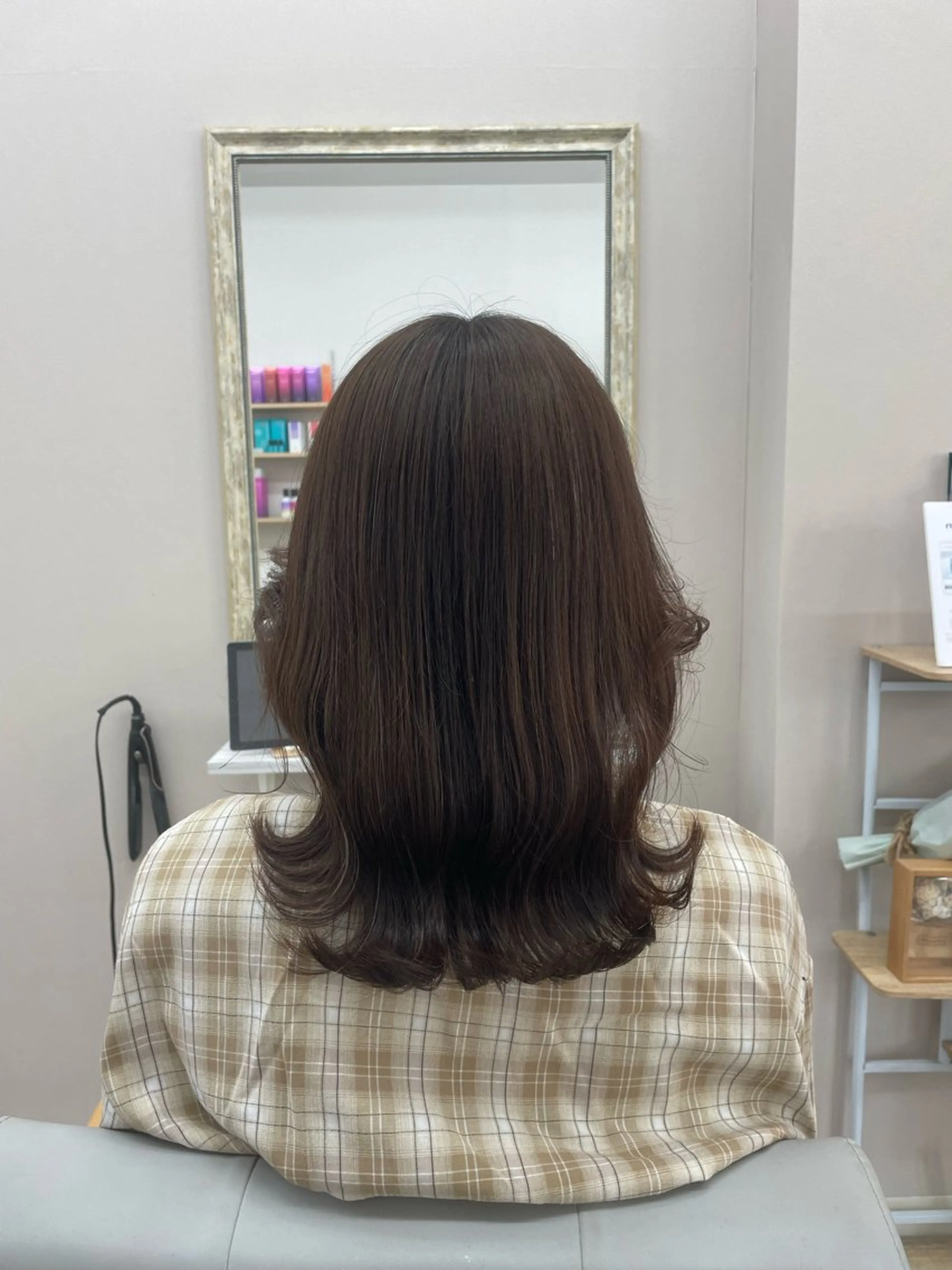 ミディアム くびれヘア 《luna》 ayaneのヘアスタイル
