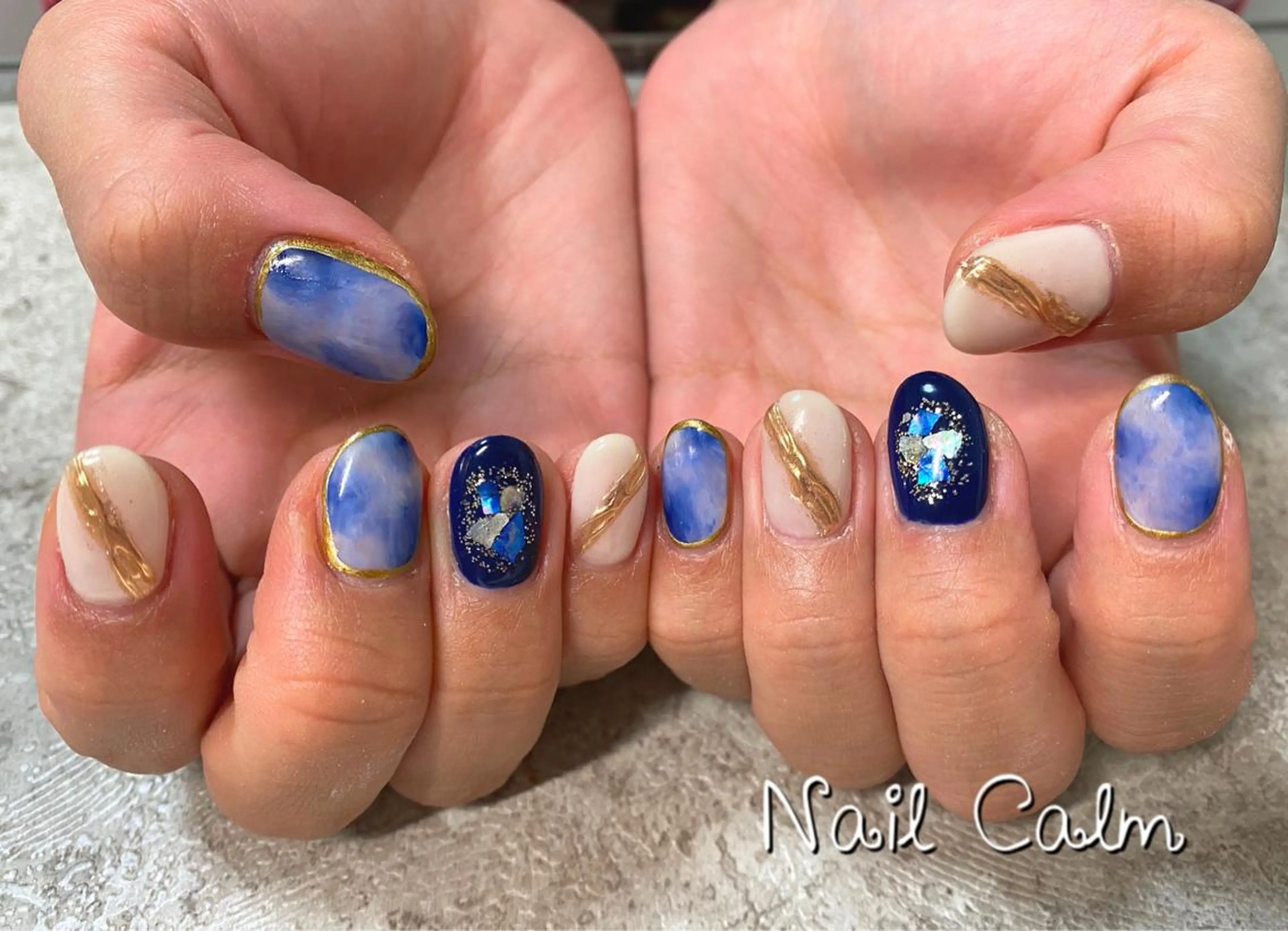 ネイル アートネイル ハンドネイル Nail Calm所属・プライベートサロン Calmのネイルデザイン