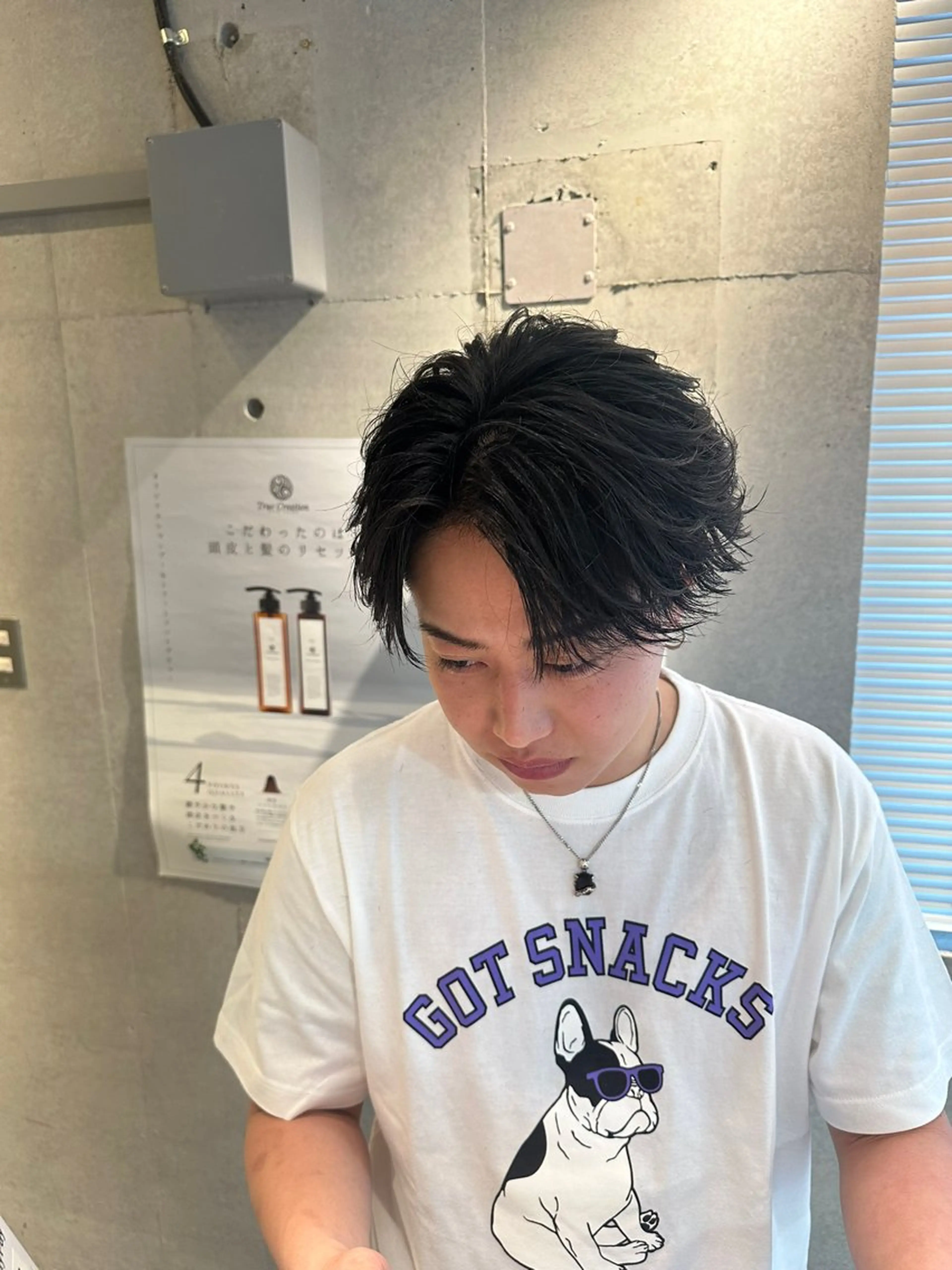 パーマ メンズ カット 💎メンズカット ／フェザー／細野💎のヘアスタイル