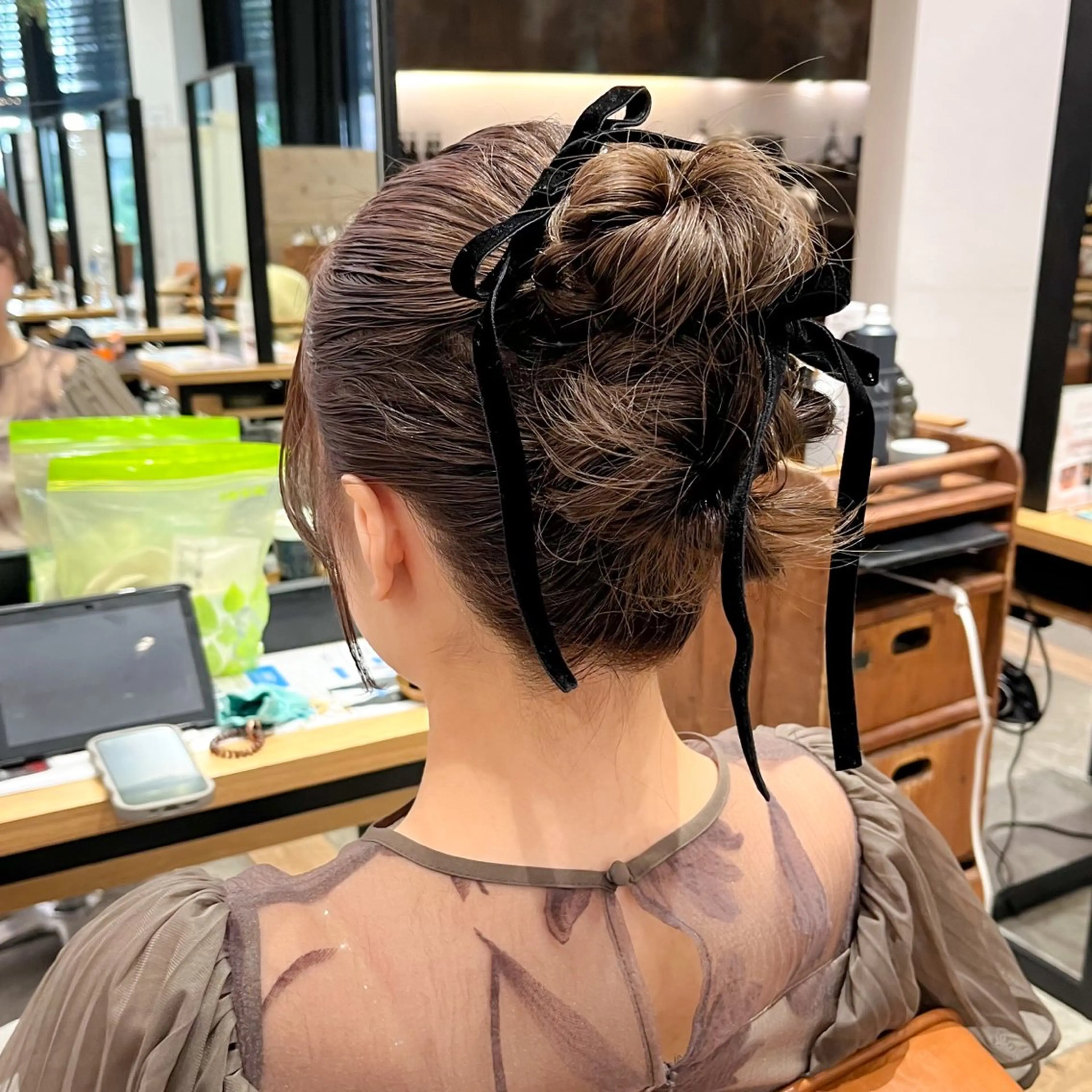 お呼ばれヘアセット💐の写真