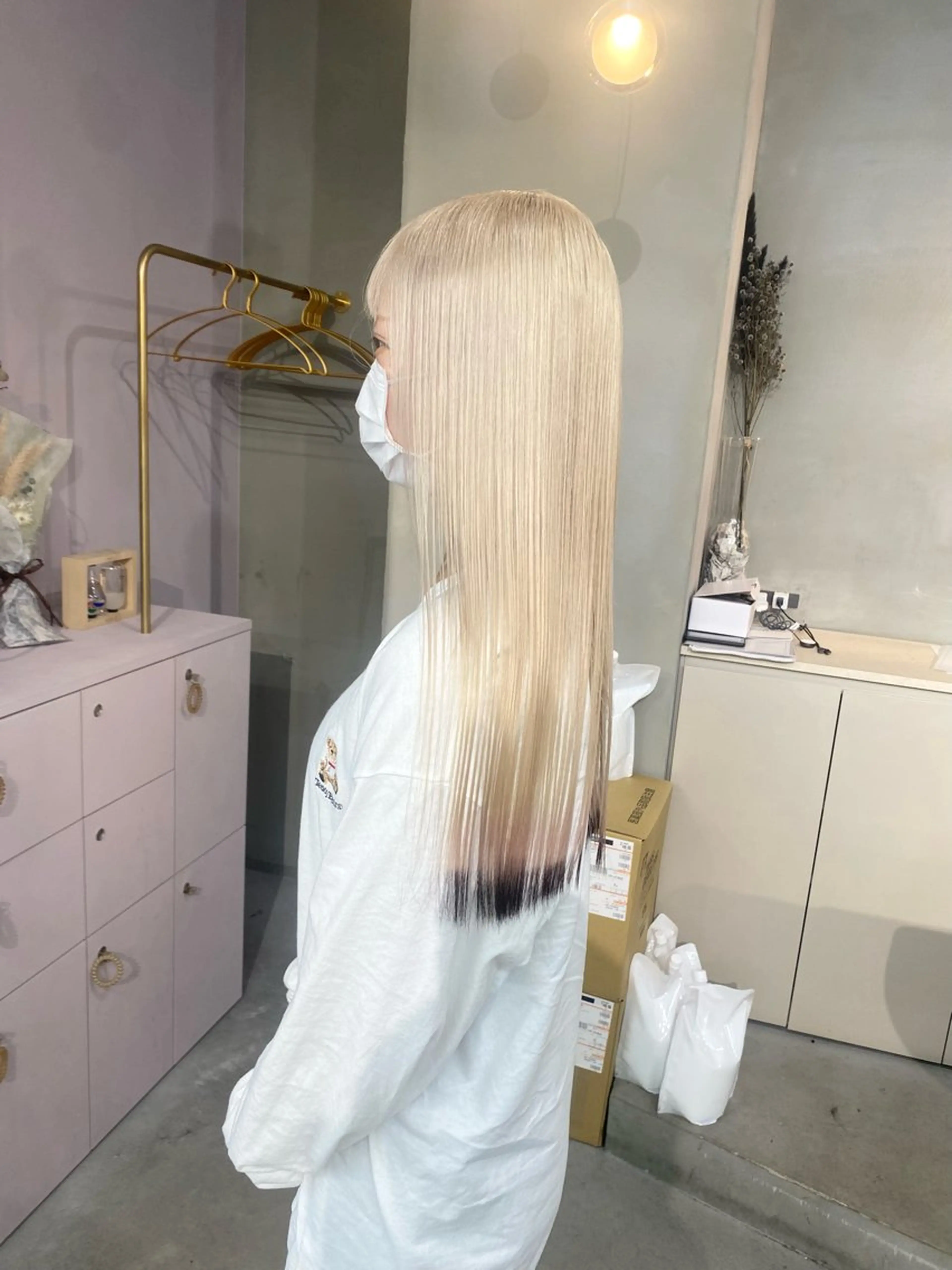 ロング カラー ヘアカラー qulim所属・前橋 姫奈のヘアスタイル