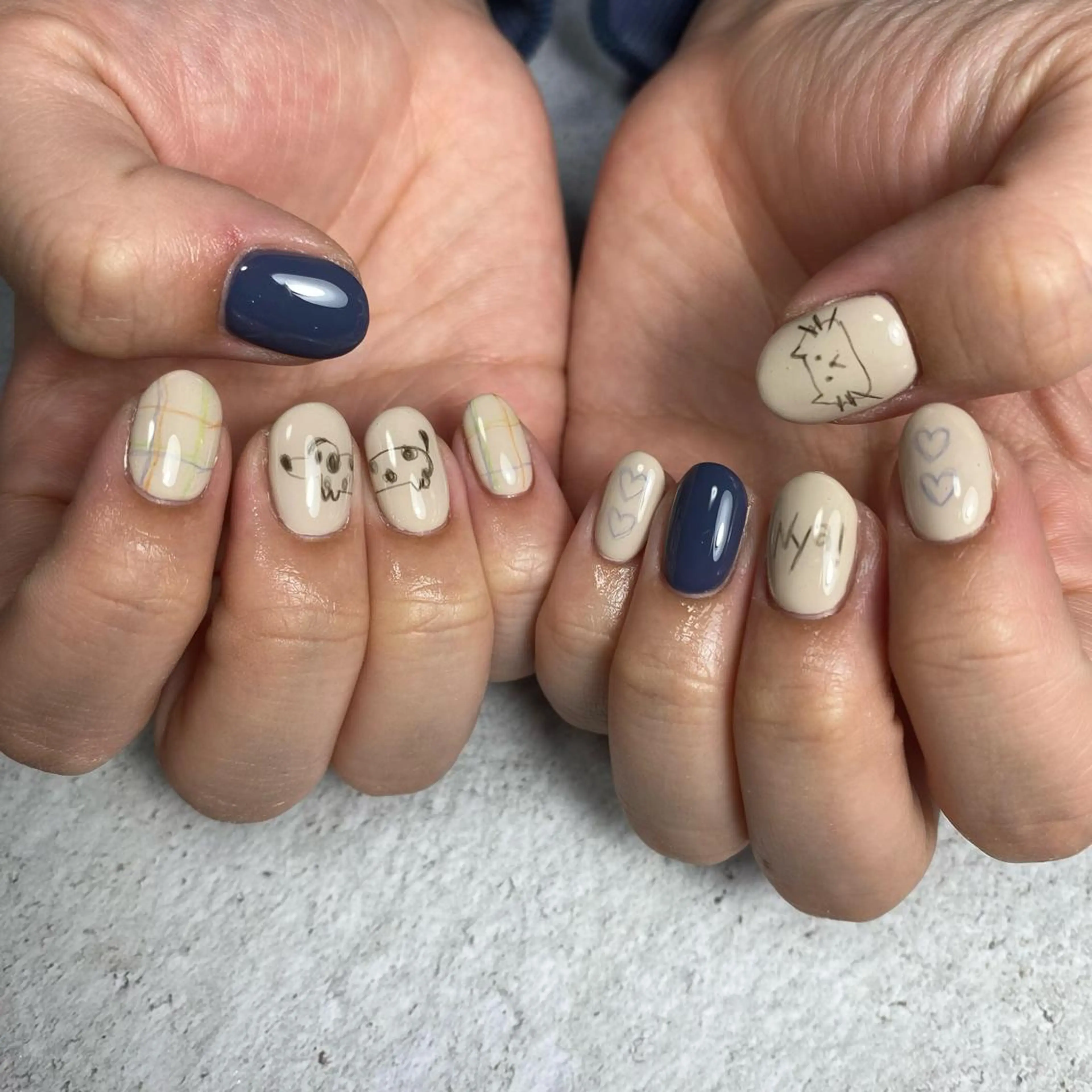 ネイル ハンドネイル Re:Smil所属・☺︎ NOZOMI☺︎のネイルデザイン