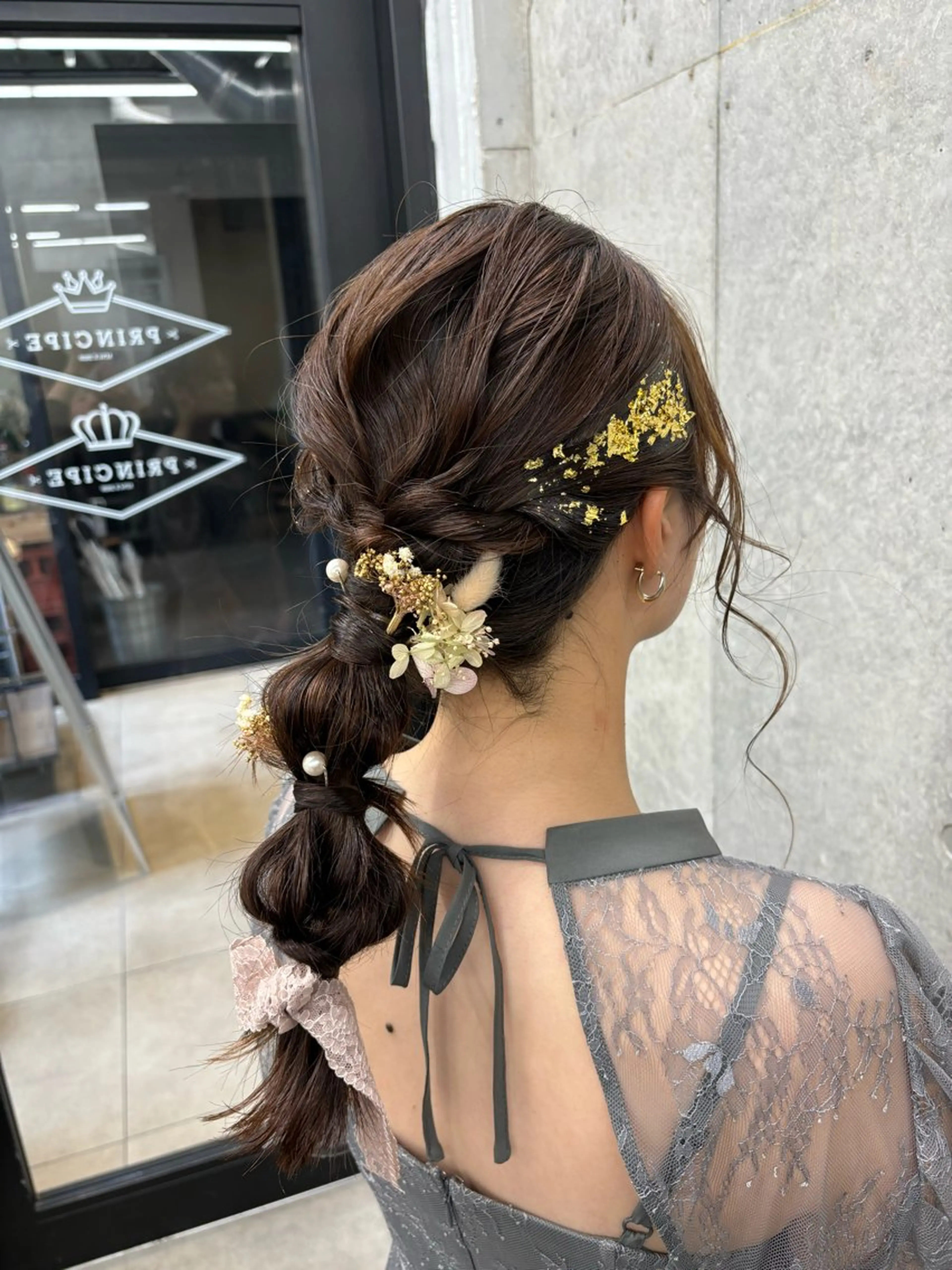 ロング ヘアアレンジ 結婚式・ブライダル 似合わせカット 巻ける縮毛矯正🌸 勝倉　麗のヘアスタイル