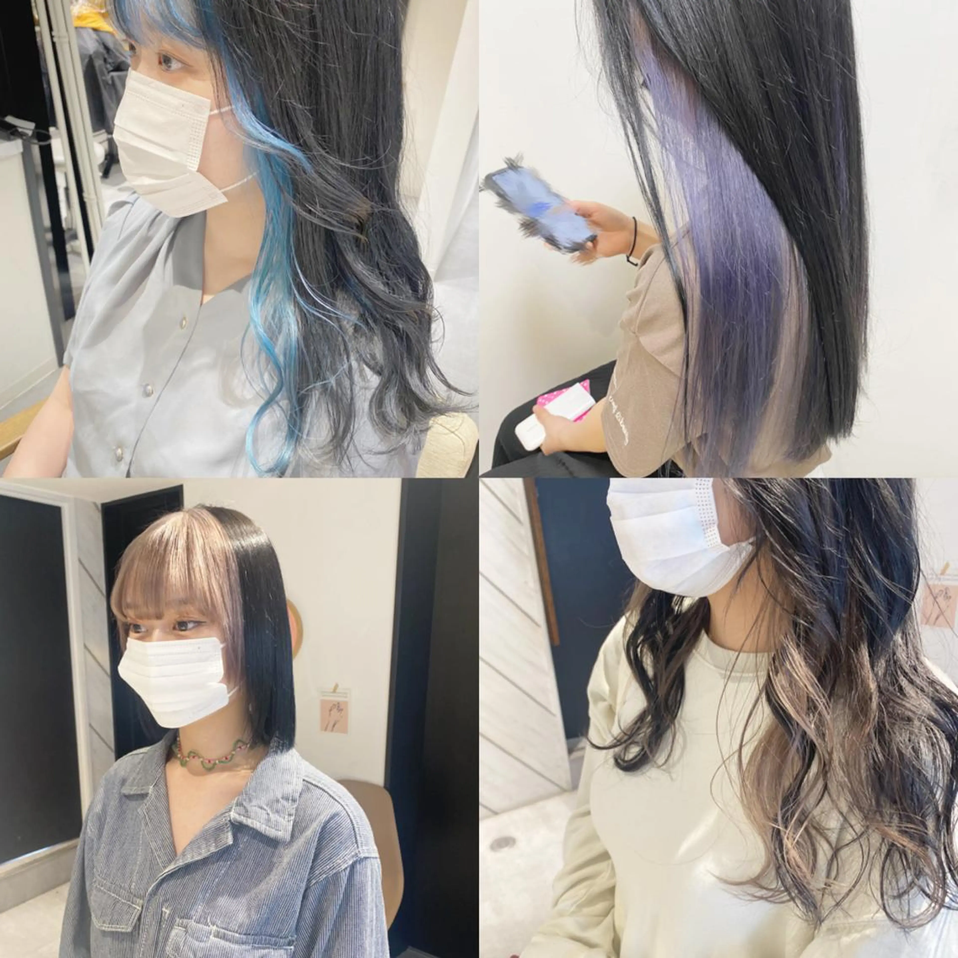 ミディアム デザイン🥇複雑履歴 ハイトーン特化のヘアスタイル