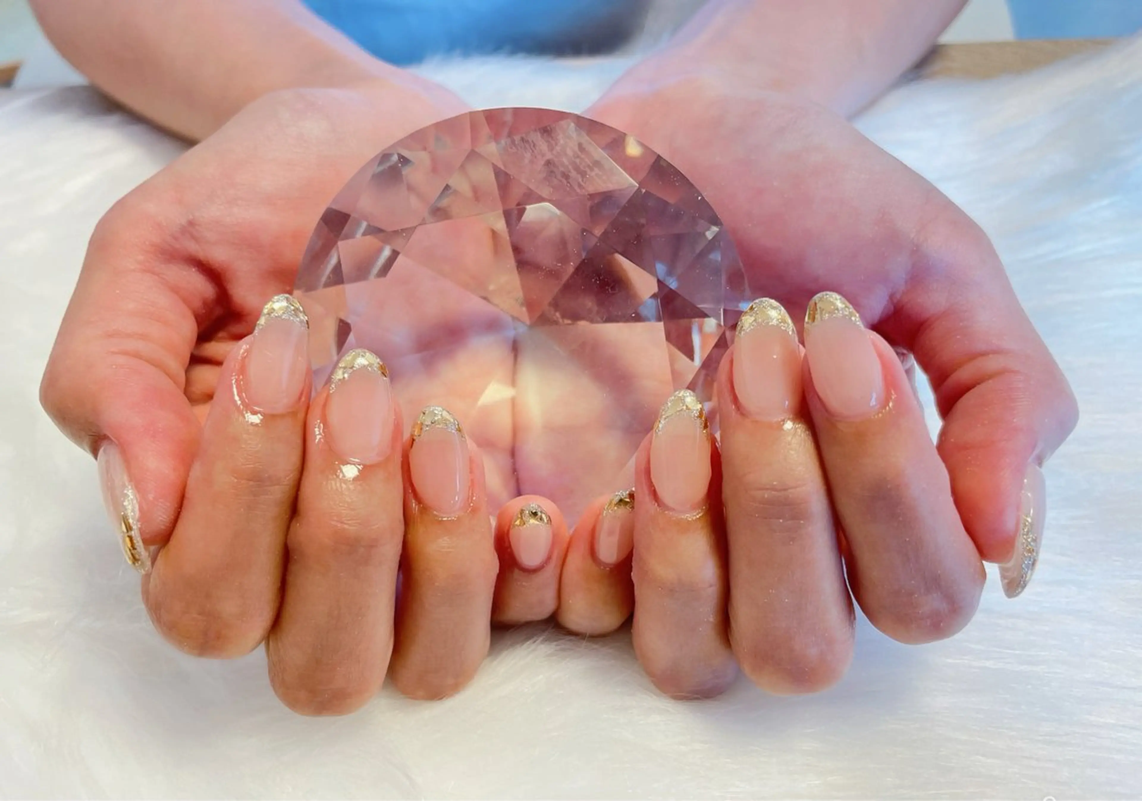 ネイル フレンチネイル ガラスフレンチ Nail salon Betty❤︎のネイルデザイン