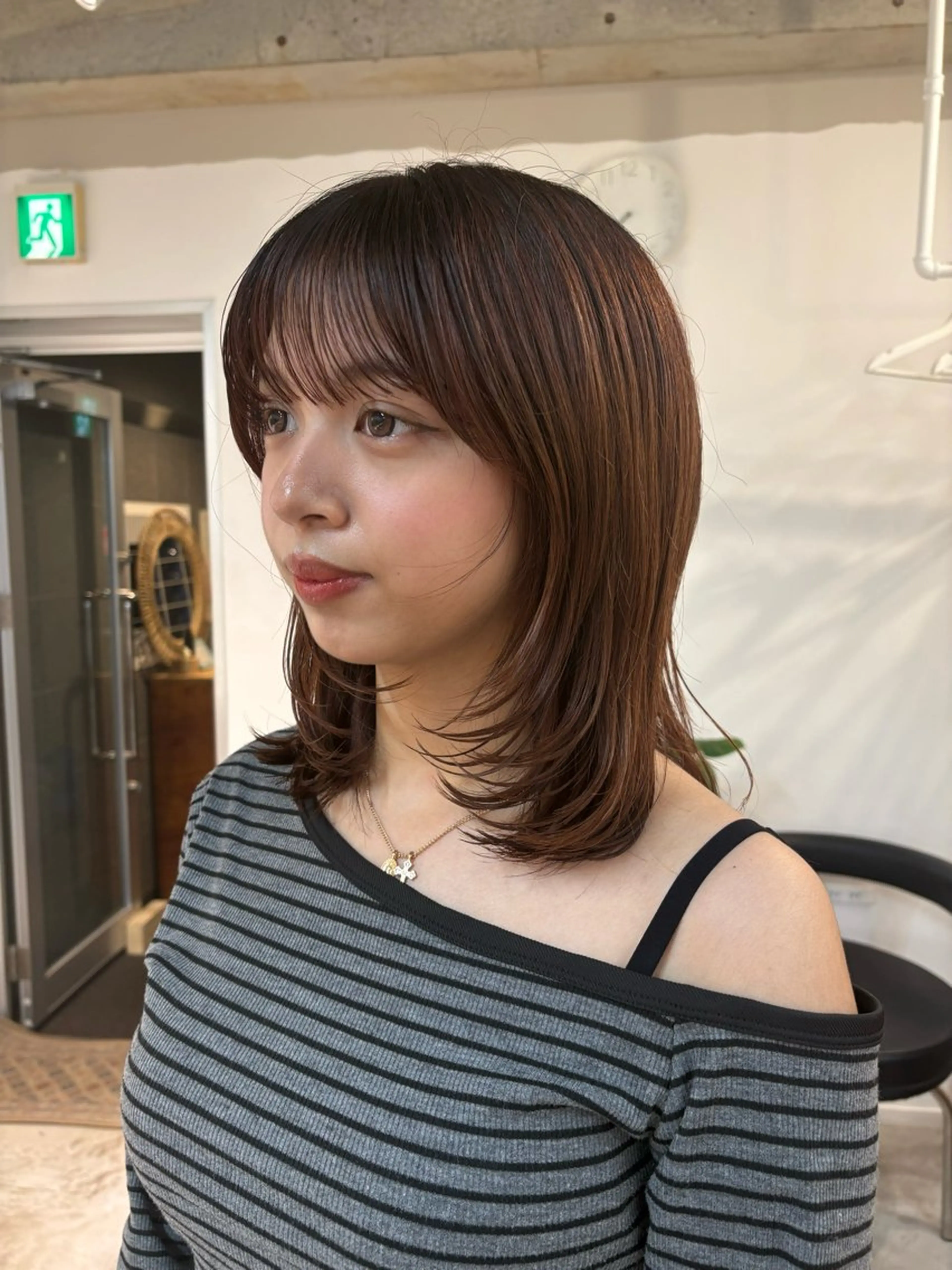 ミディアム レイヤーカット ナナ/ fitのヘアスタイル