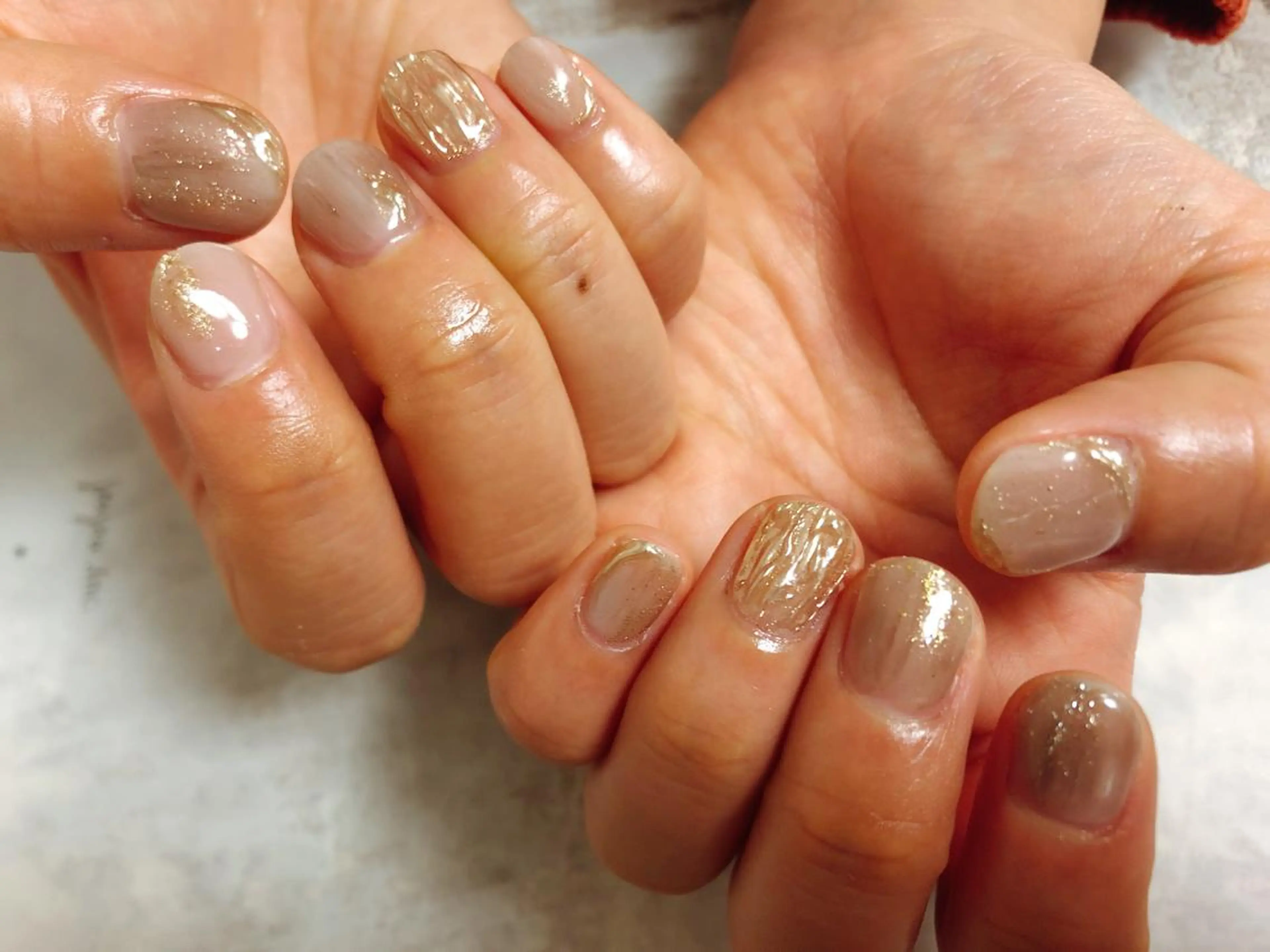 ネイル ニュアンスネイル 春ネイル kiki nail 二子玉川のネイルデザイン