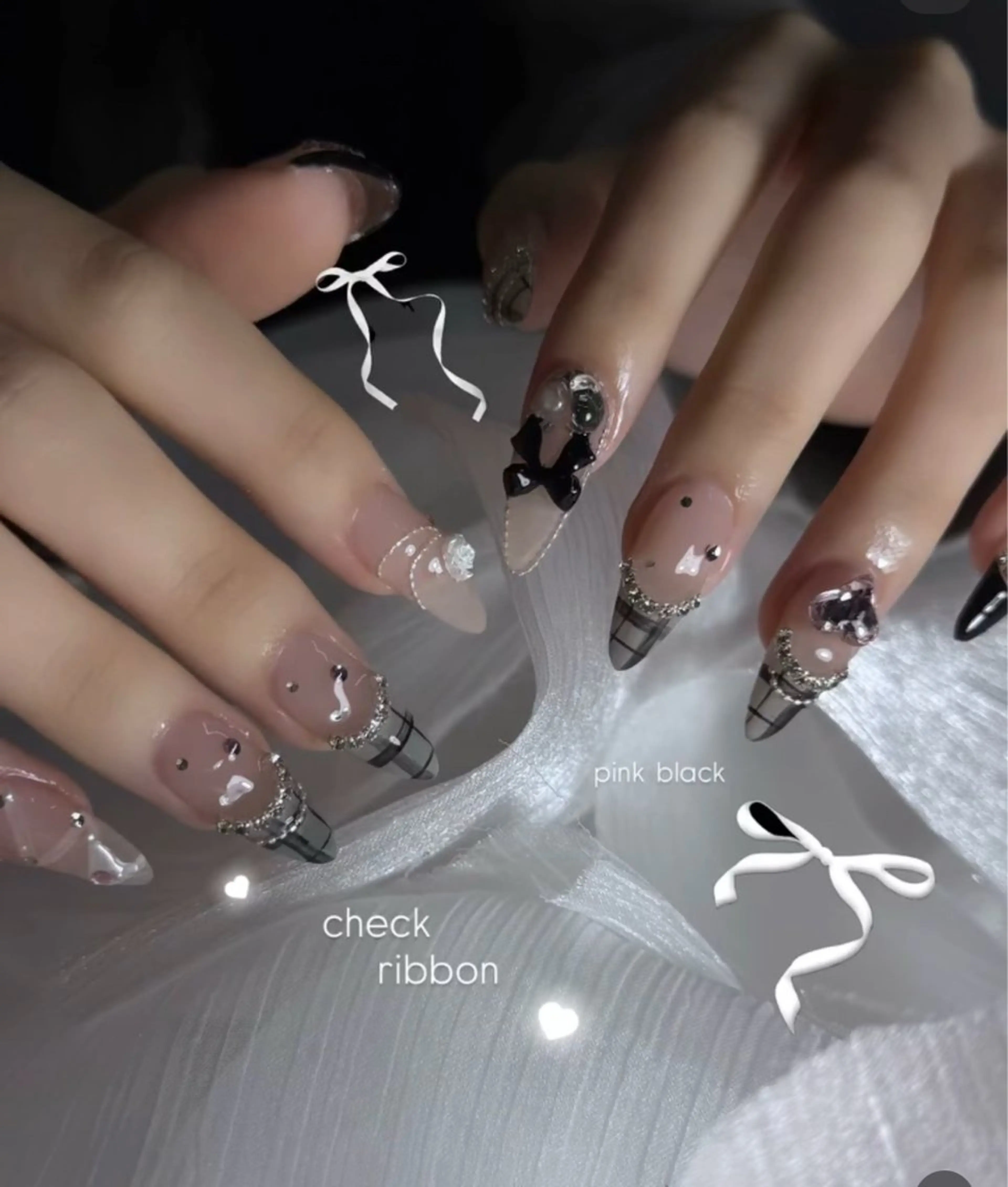 ネイル フレンチネイル 韓国ネイル マグネットネイル メンズネイル ニュアンスネイル ハンドネイル GRANDE大須 Cecil💜のネイルデザイン