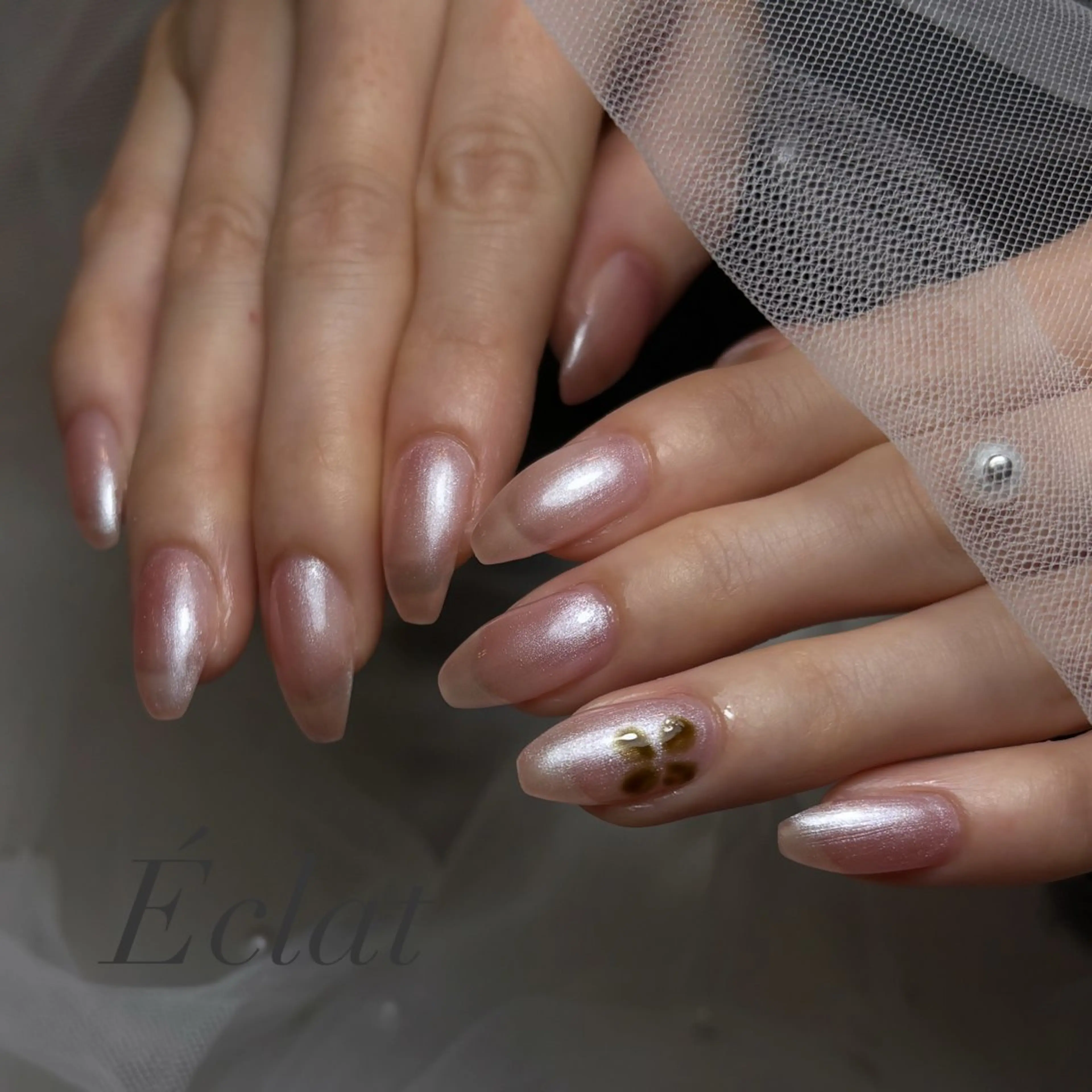 ネイル ワンカラーネイル ハンドネイル nail salon Éclatのネイルデザイン