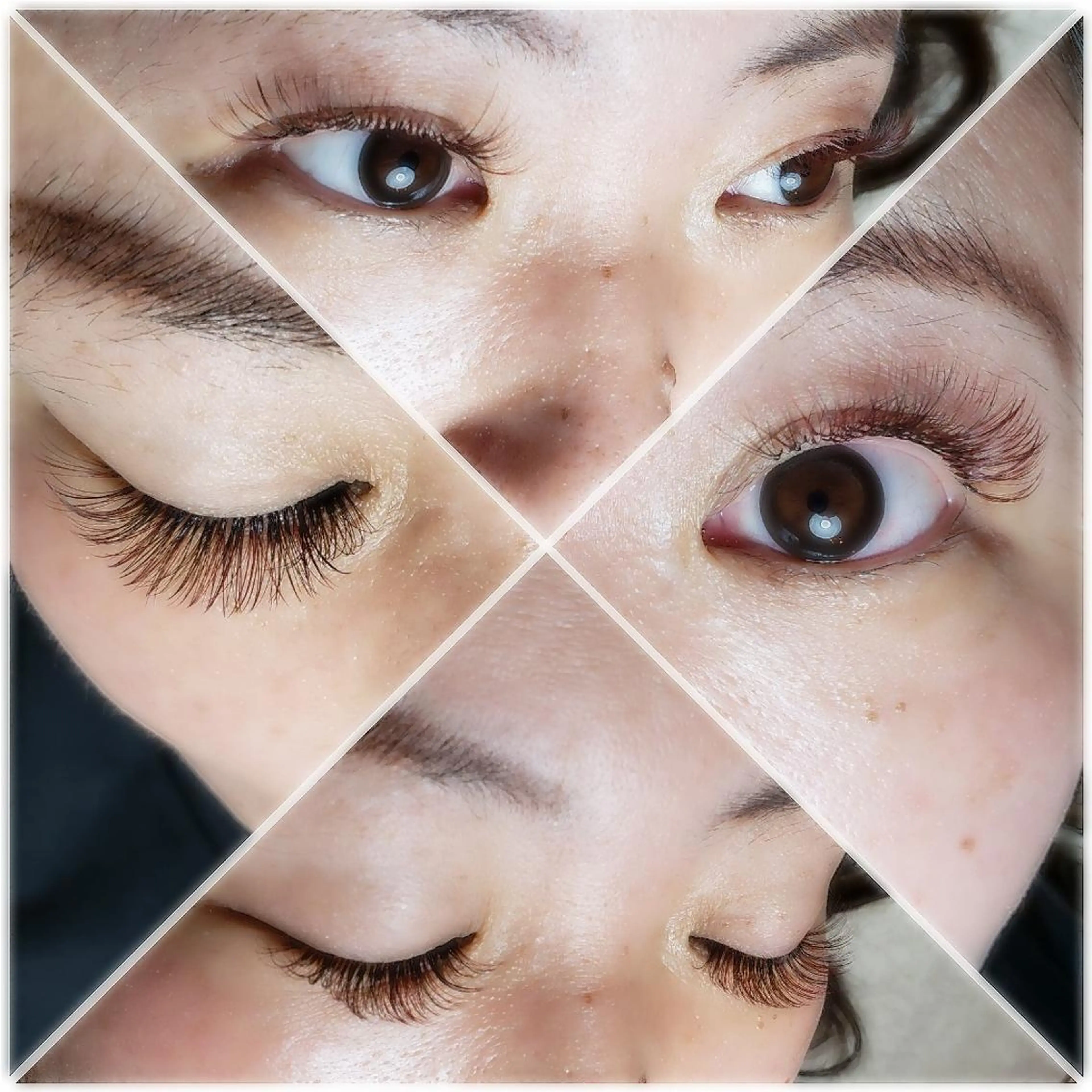 マツエク・マツパ カラーマツエク ボリュームラッシュ Rouge ・ K  　のマツエク・マツパデザイン