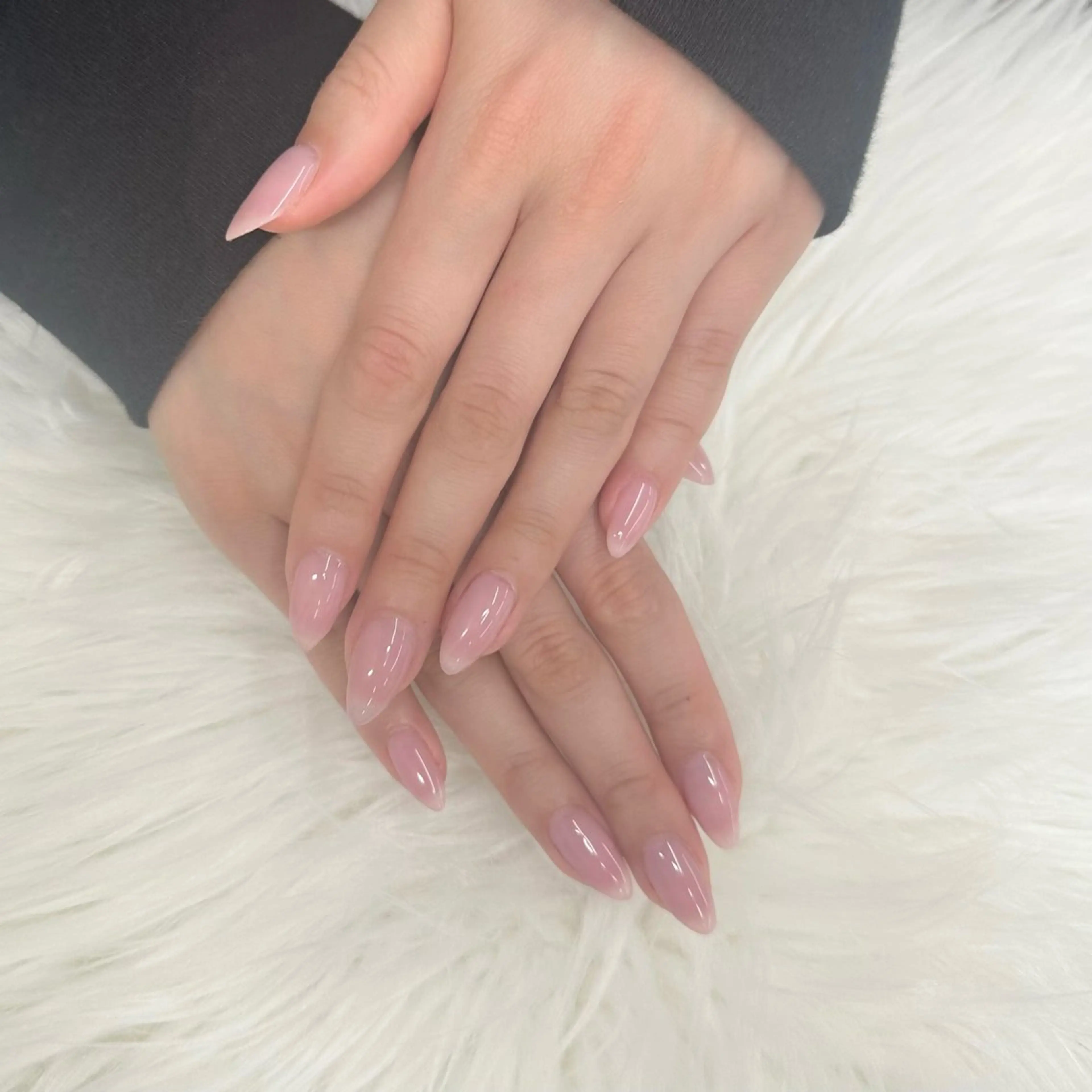 ネイル 長さ出し マットネイル ハンドネイル エリクサーネイル池袋 藤田のネイルデザイン