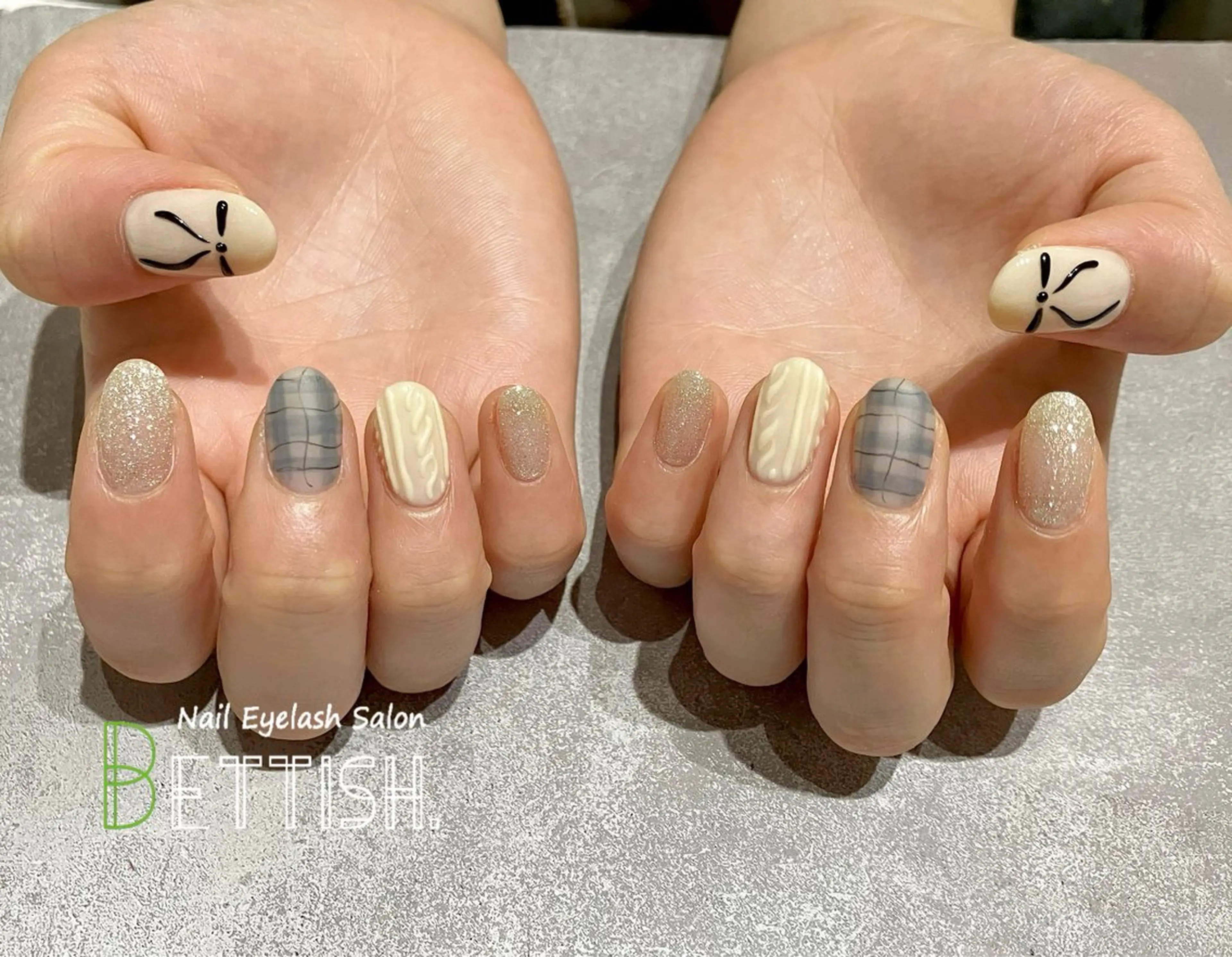 ネイル 冬ネイル ハンドネイル BETTISH. KUMIKO☺︎︎のネイルデザイン