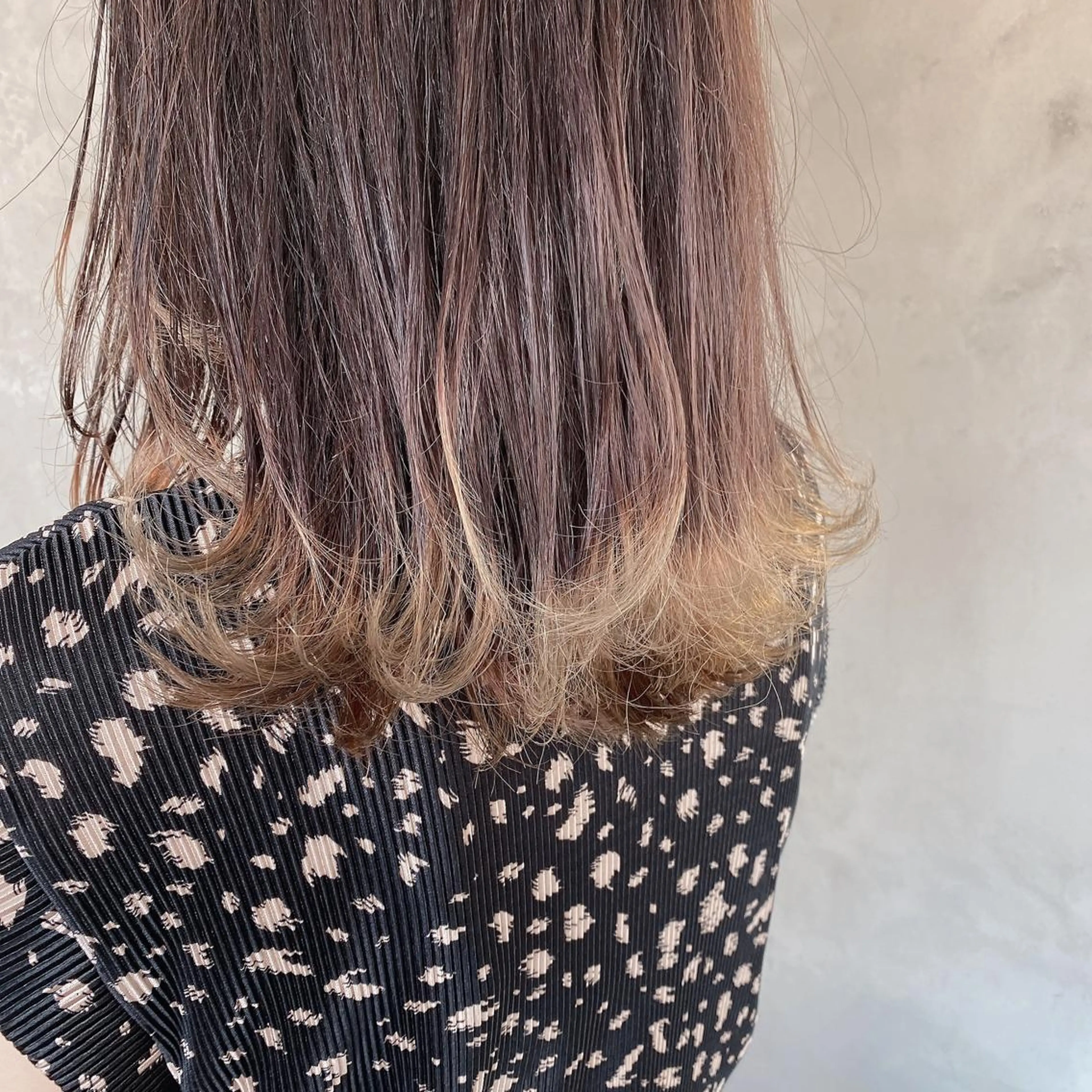 ミディアム カラー ヘアアレンジ stylist/蛯谷 珠里のヘアスタイル