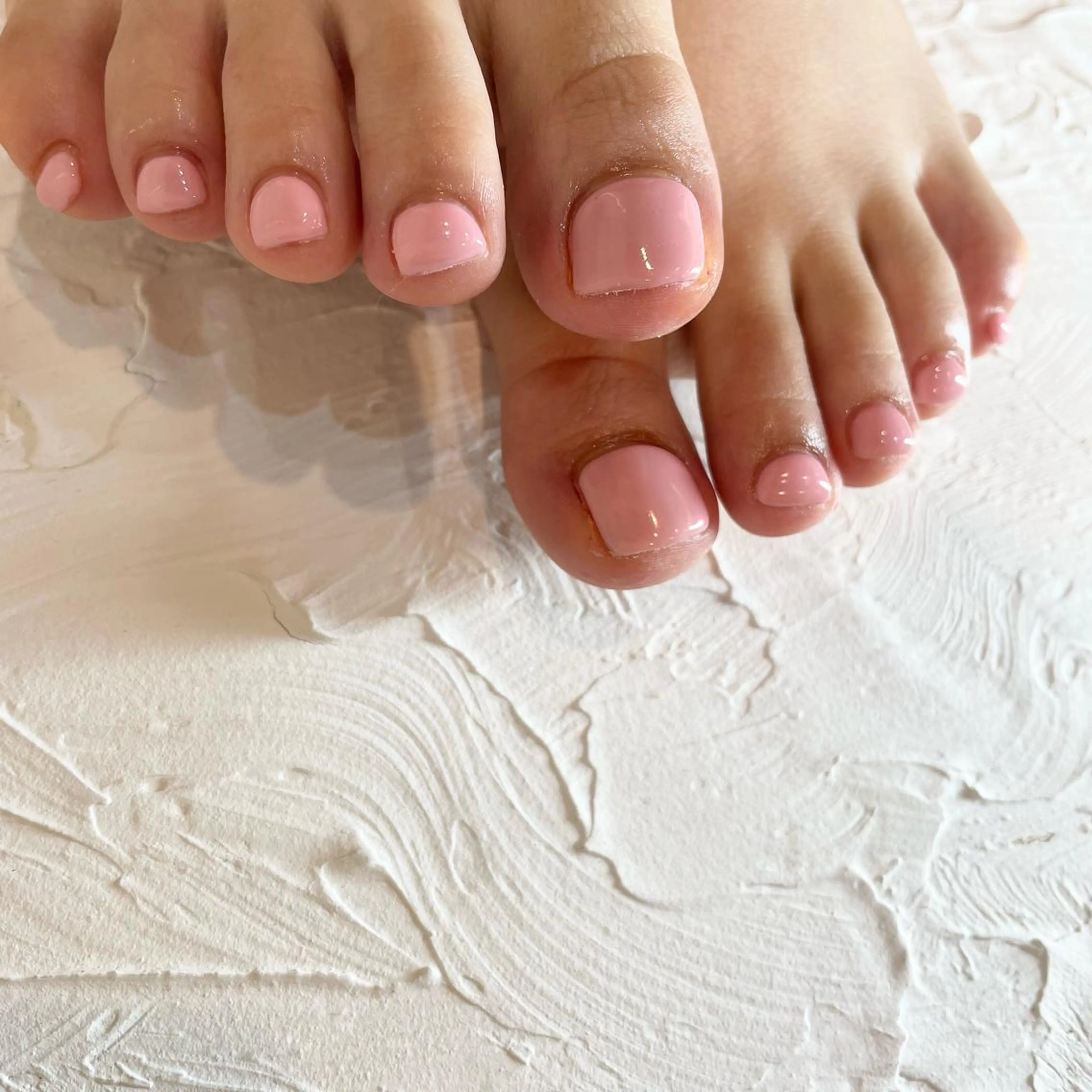 ネイル フットネイル ワンカラーネイル 🔷ﾐﾅﾐﾈｲﾙ🔷 やり放題ネイル渋谷2のネイルデザイン