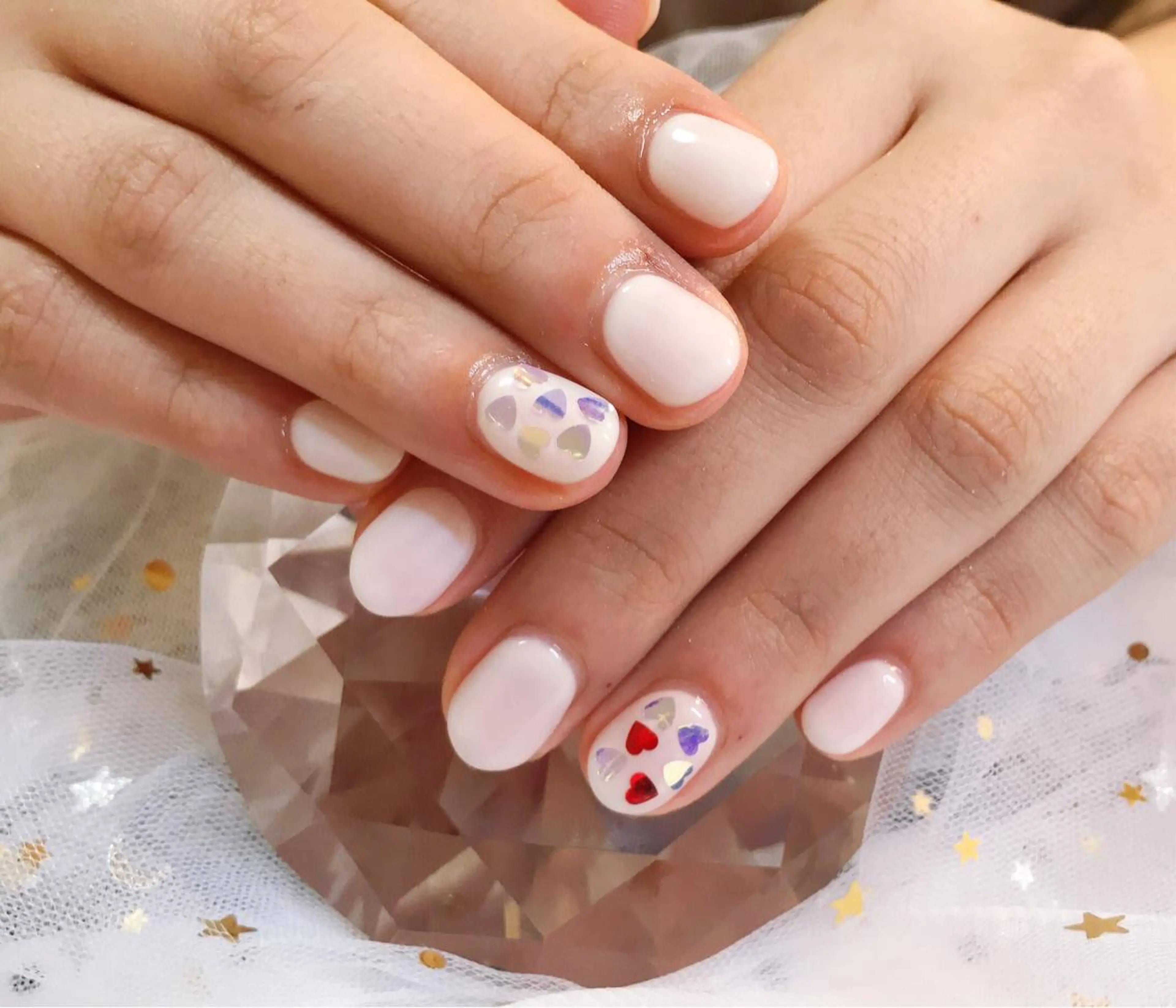 カラー ネイル Q Free nailsのネイルデザイン