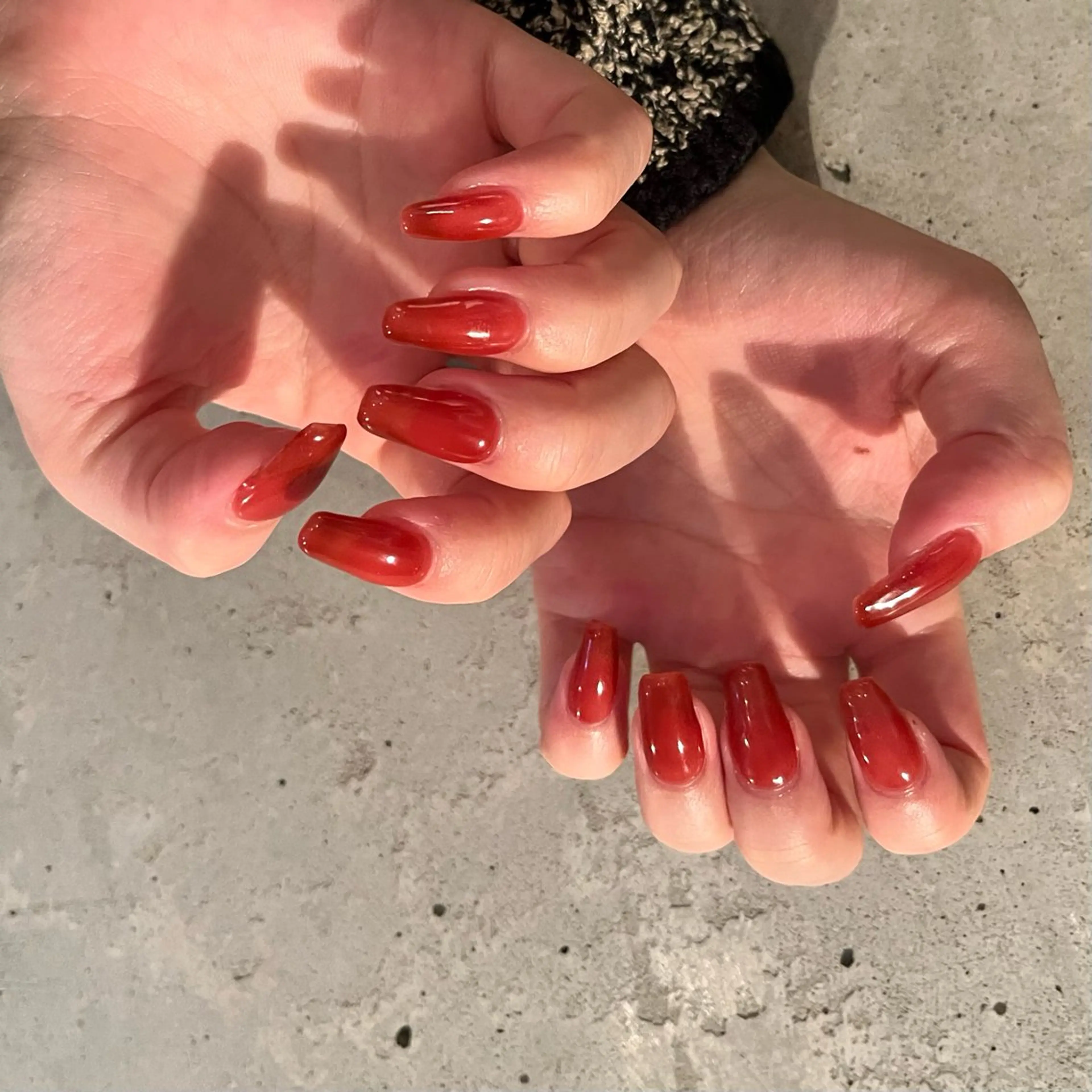 ネイル ワンカラーネイル ハンドネイル DariL Ayaのネイルデザイン