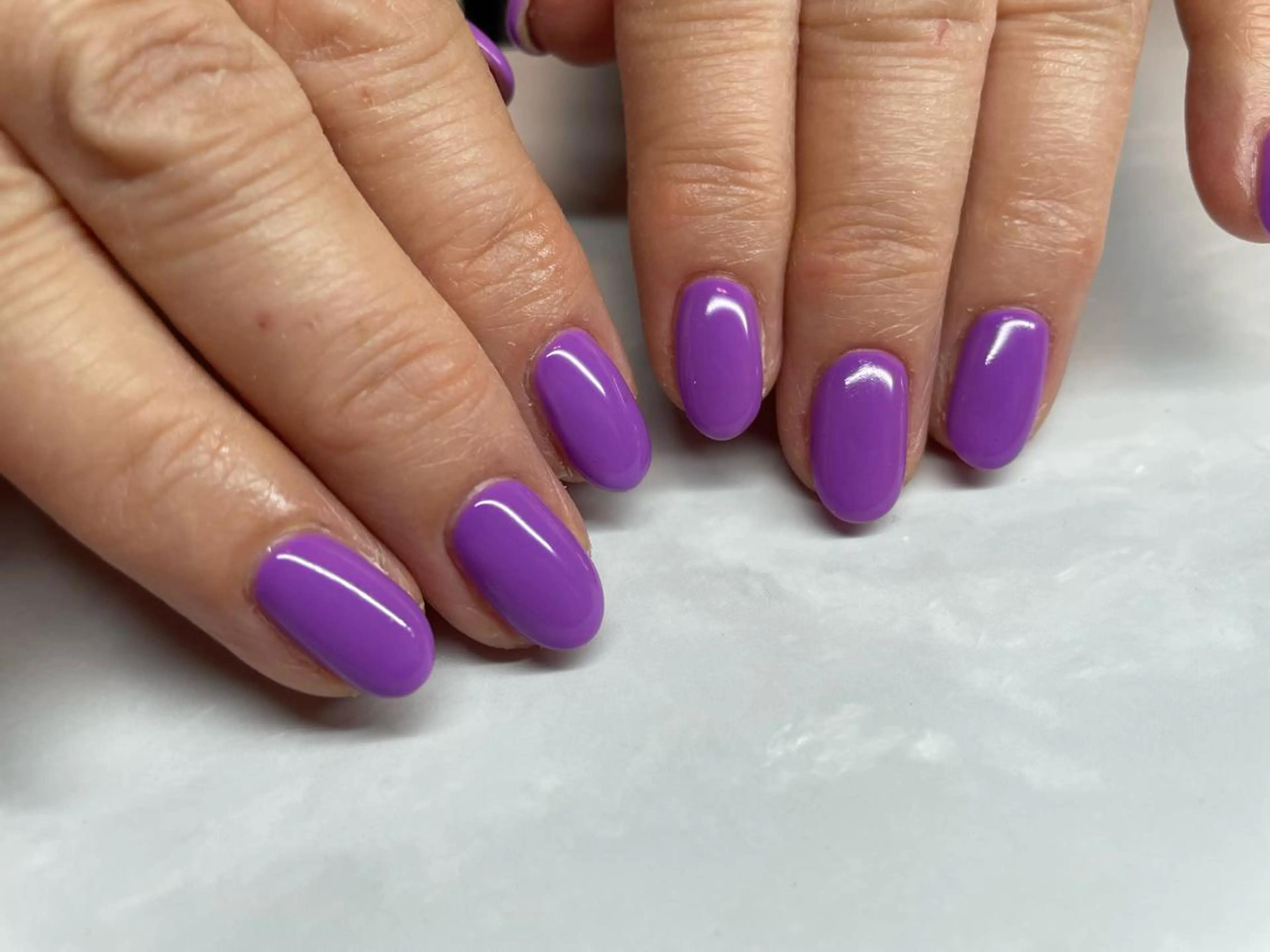 ネイル パープル 大山 浩美のネイルデザイン