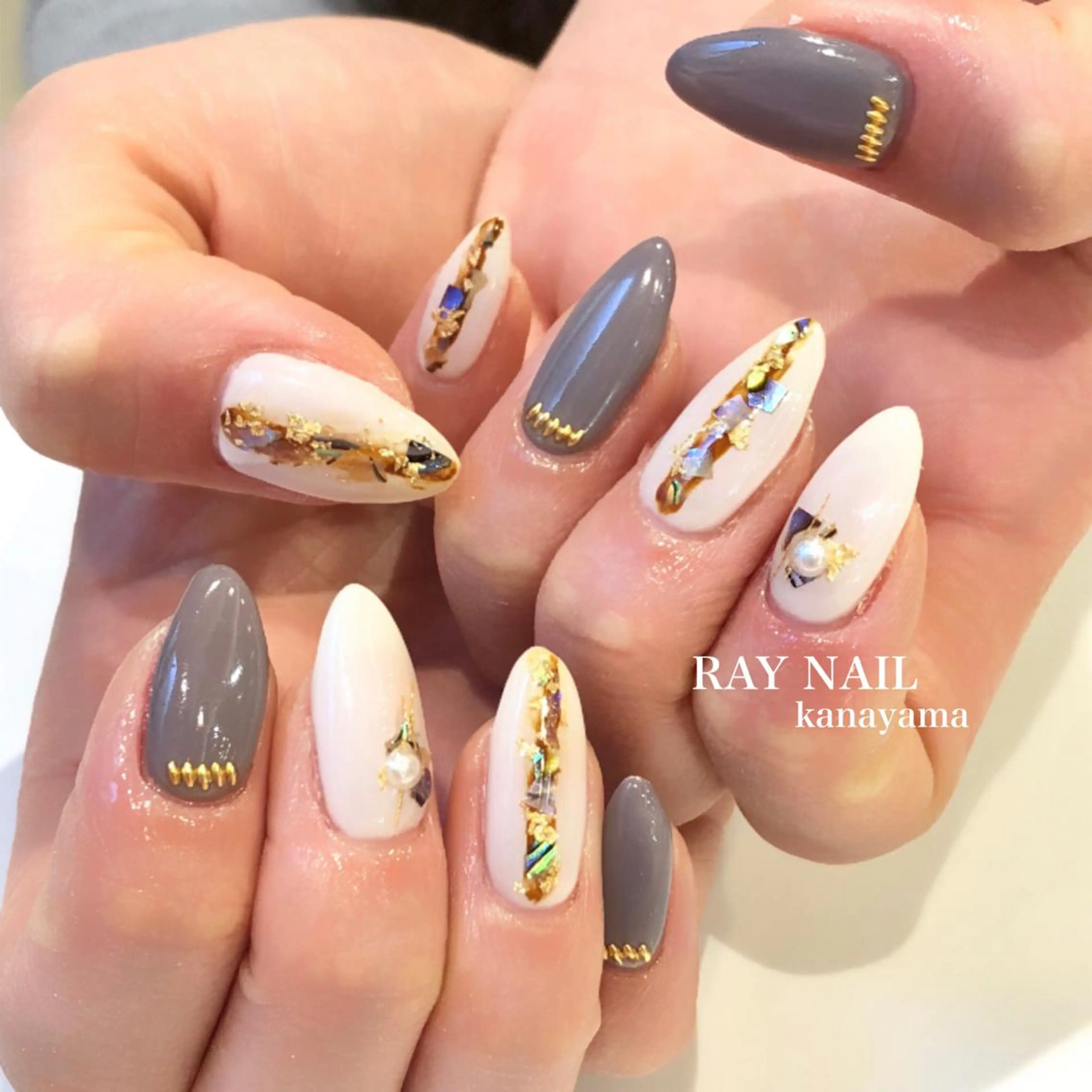 ネイル ニュアンスネイル Arowa 伊田のネイルデザイン