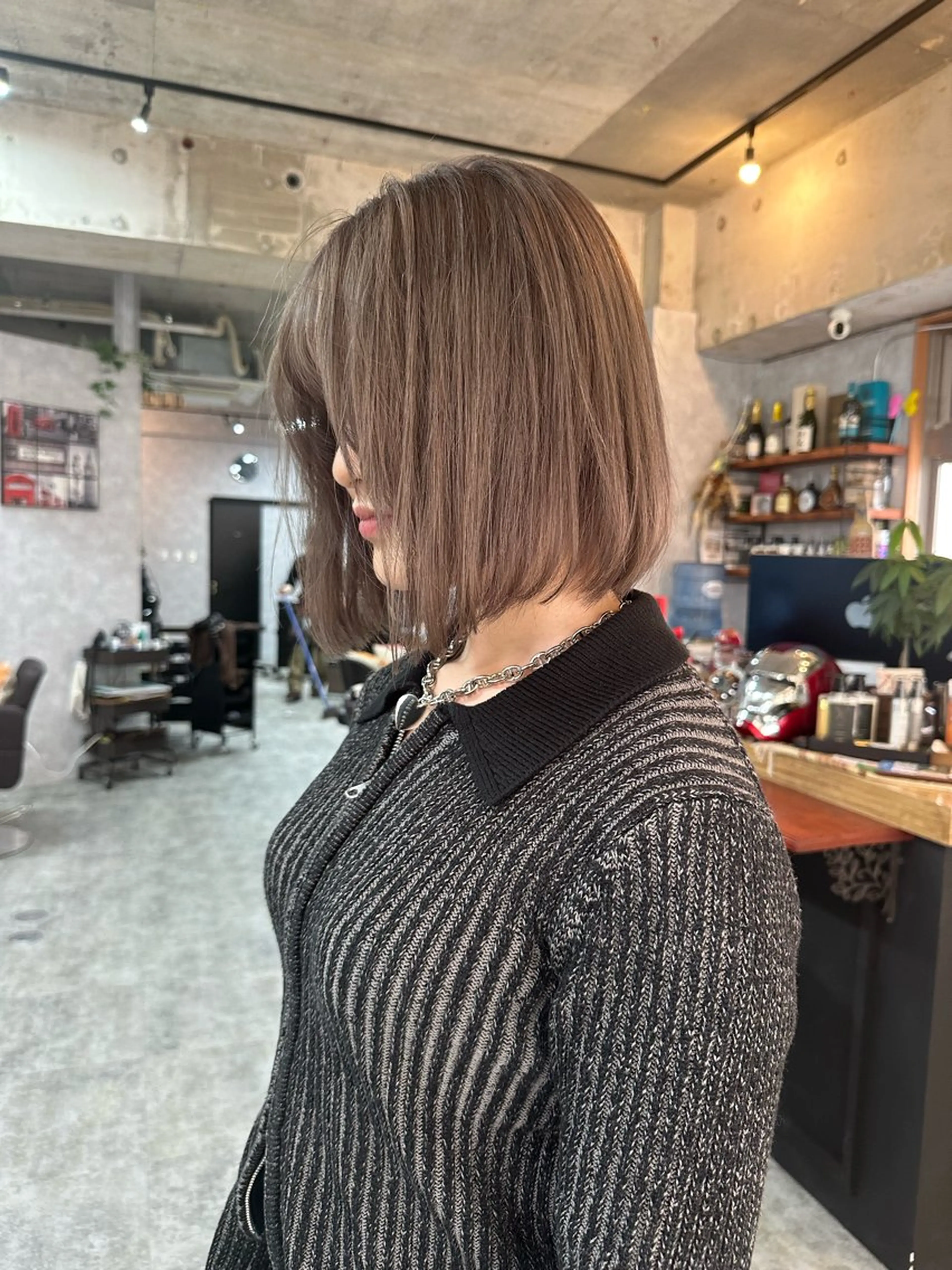 ショート 切りっぱなしボブ ショートボブ ハンサムショート 丸みショート ボブ カット ヘアカラー トリートメント C’LD hair  produce /シールドヘア所属・モテ髪/ボブ/ショー ト/アダチフウトのヘアスタイル