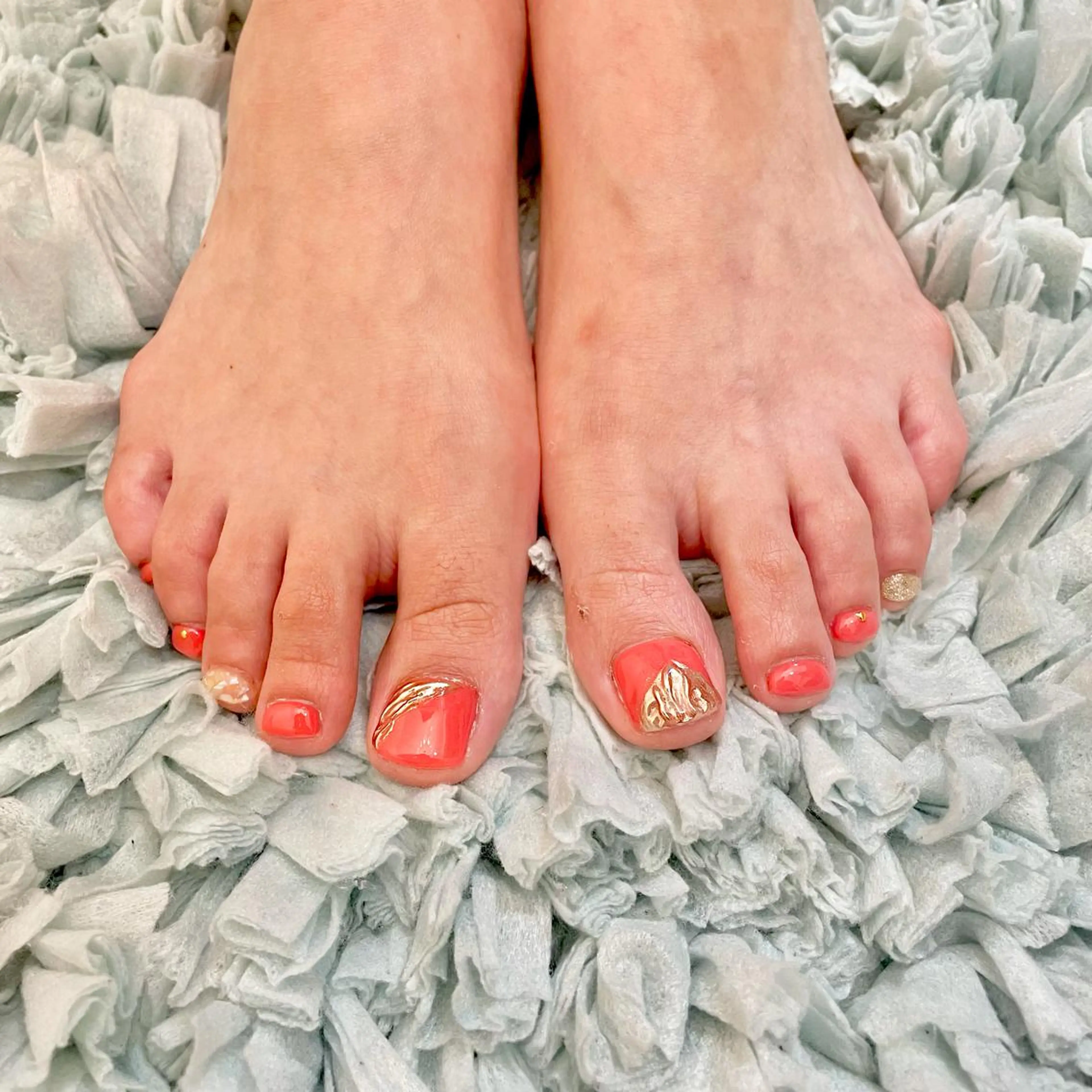 ネイル フットネイル ジェルネイル フットネイル J terrace Nailのネイルデザイン