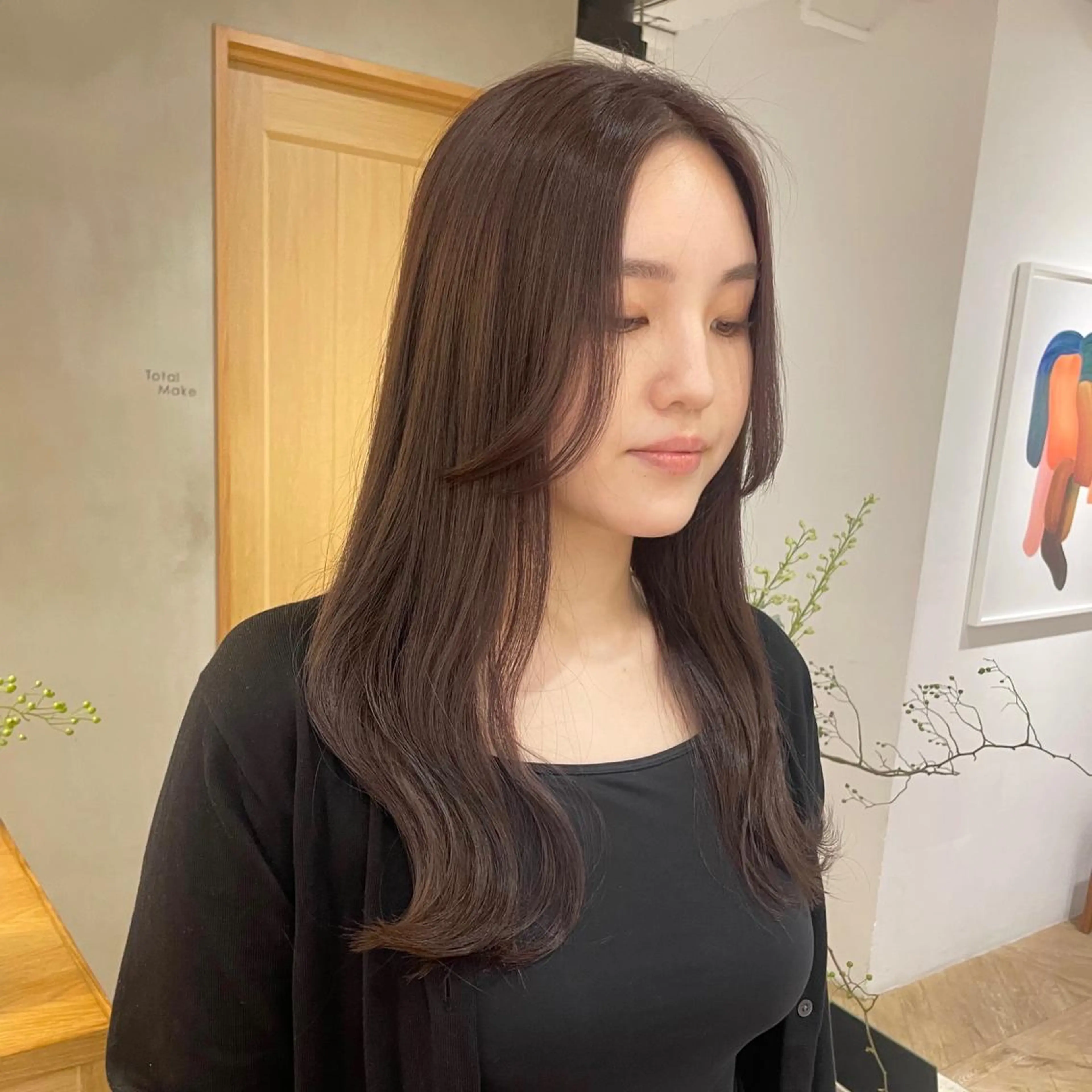 ロング カラー バレイヤージュ ブリーチ ケアブリーチ ダブルカラー イヤリングカラー ヘアカラー トリートメント ブリーチ/レイヤー 🌻Mutsumiのヘアスタイル