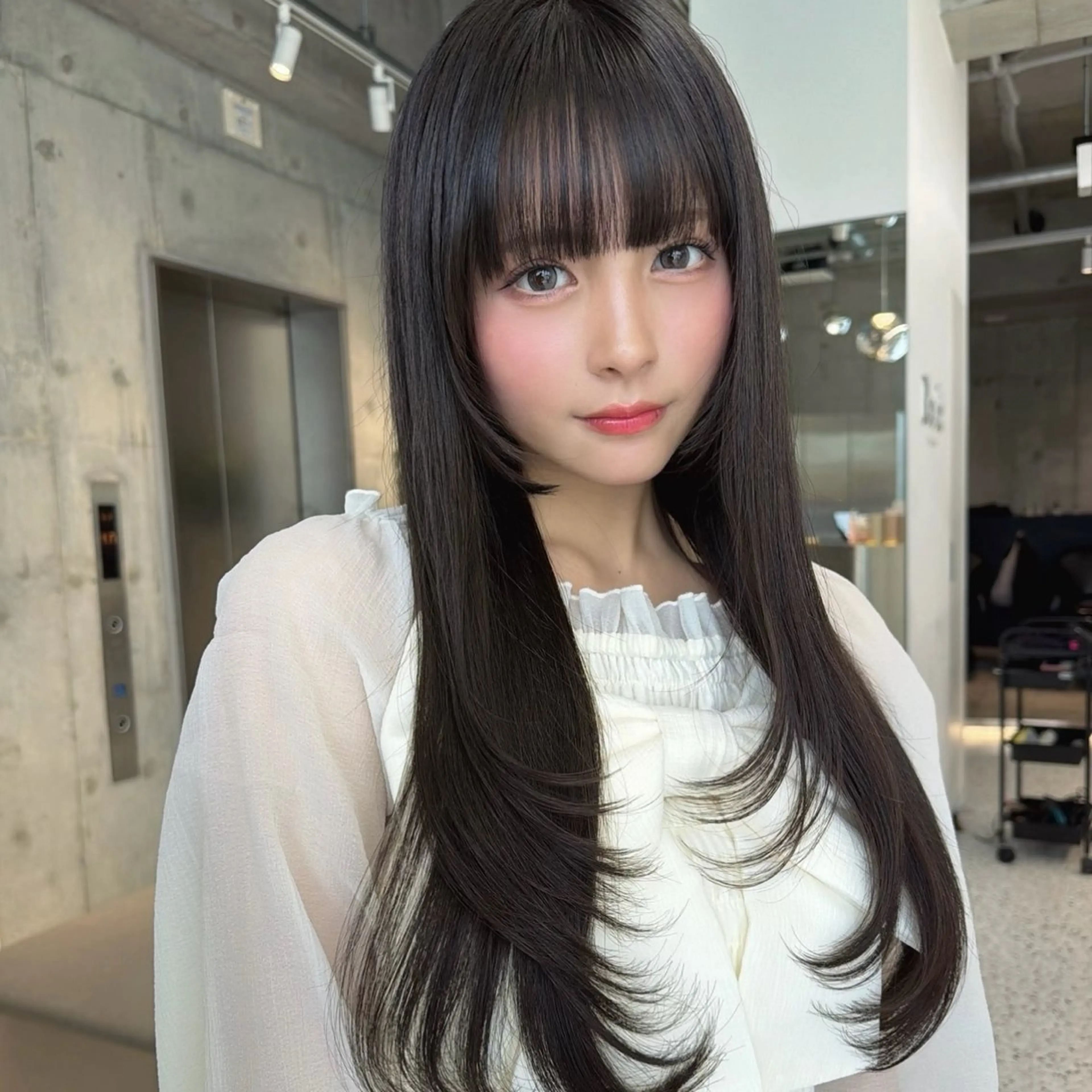 ロング 縮毛矯正 トリートメント 💎髪質改善/縮毛 矯正/横山一誠💎のヘアスタイル