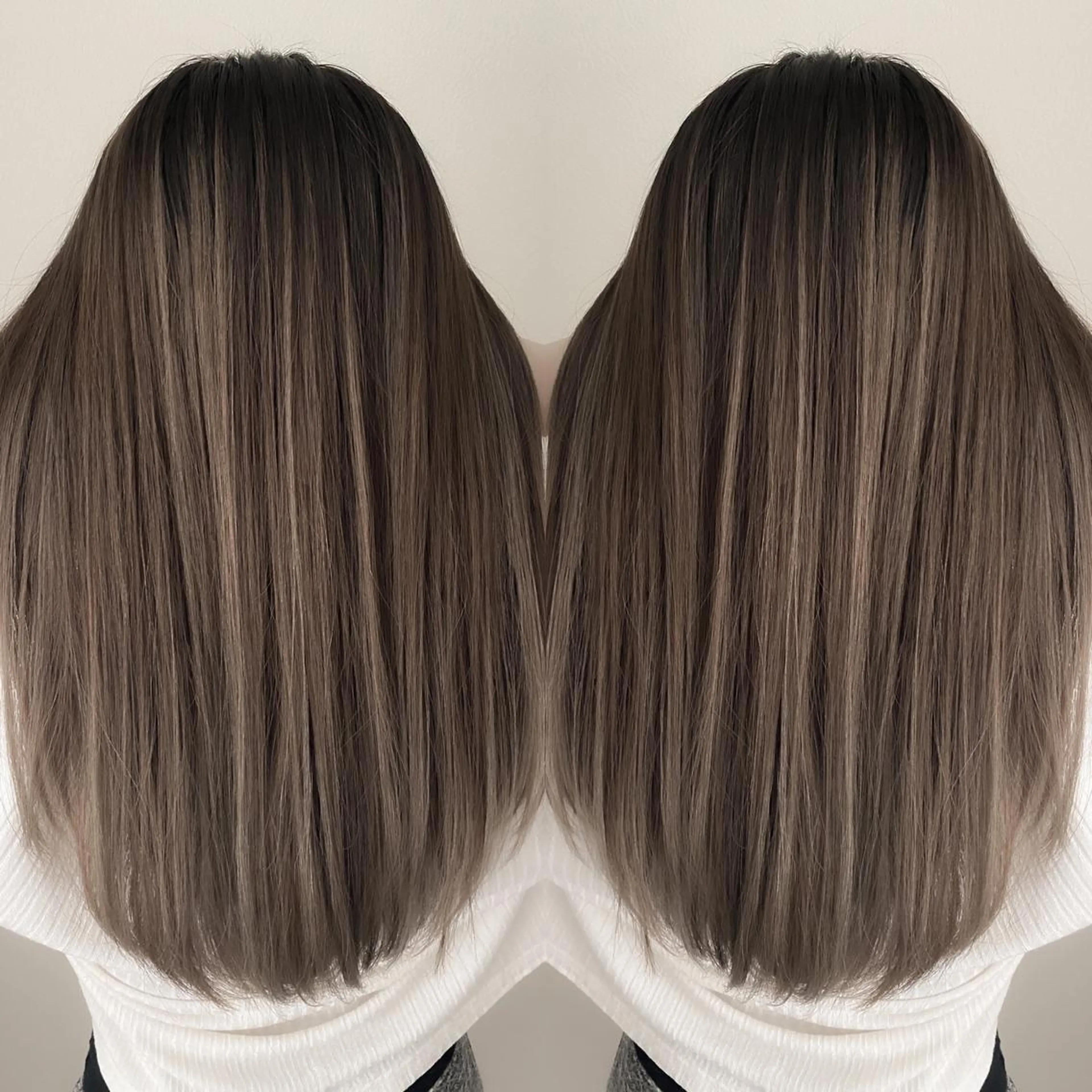 セミロング カラー グレージュ ハイライトカラー ハイライト neuk所属・入木田 駿佑のその他イメージ