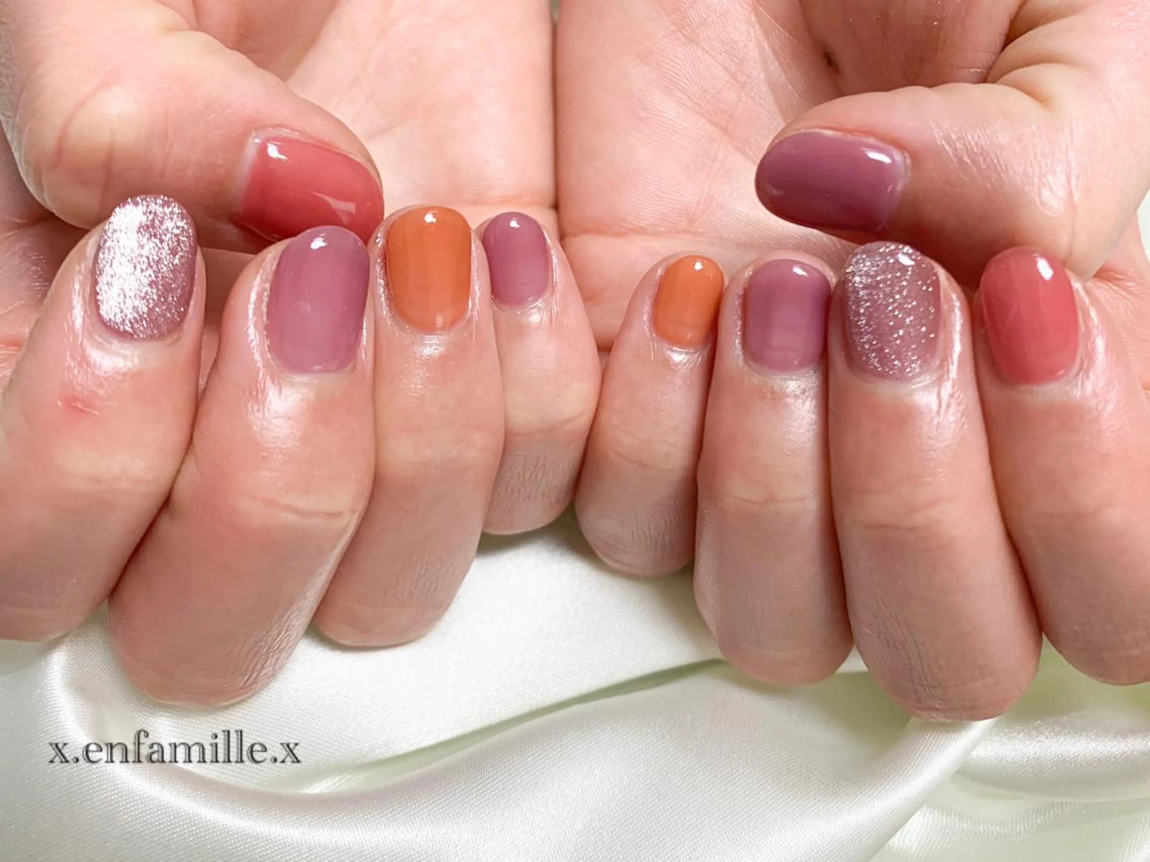 ネイル ハンドネイル nail salon en familleのネイルデザイン