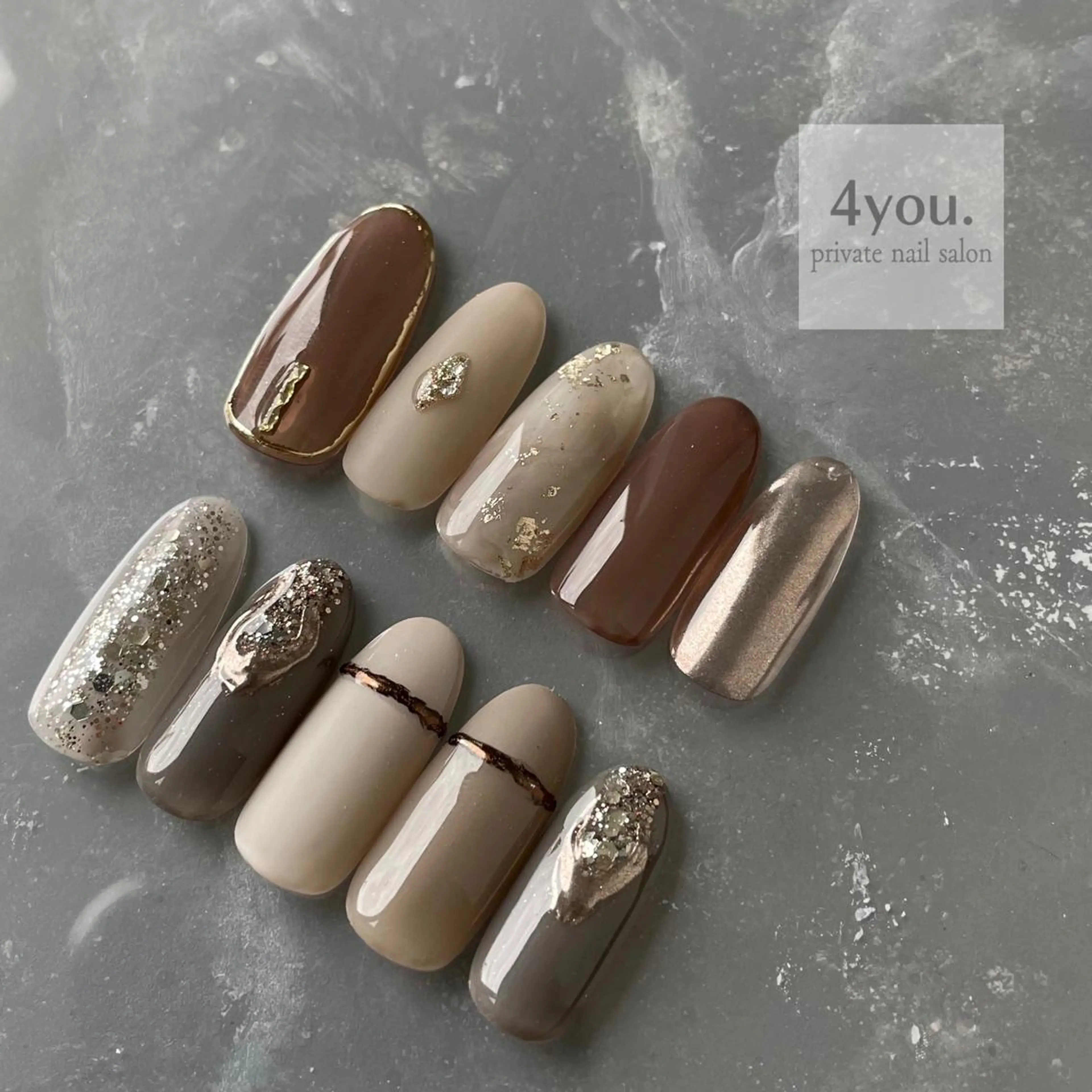 ネイル nail salon ４ｙｏｕ．のネイルデザイン